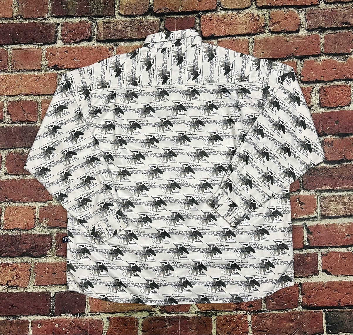 Other Vintage Y2K Pure Playaz Hip Hop Button Up Shirt AOP Logo Size US XL / EU 56 / 4 - 3 Thumbnail