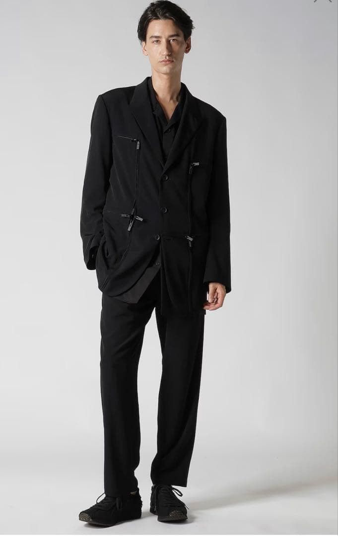 Yohji Yamamoto NEW Pour Homme SS25 Tuxedo jacket Size US M / EU 48-50 / 2 - 1 Thumbnail