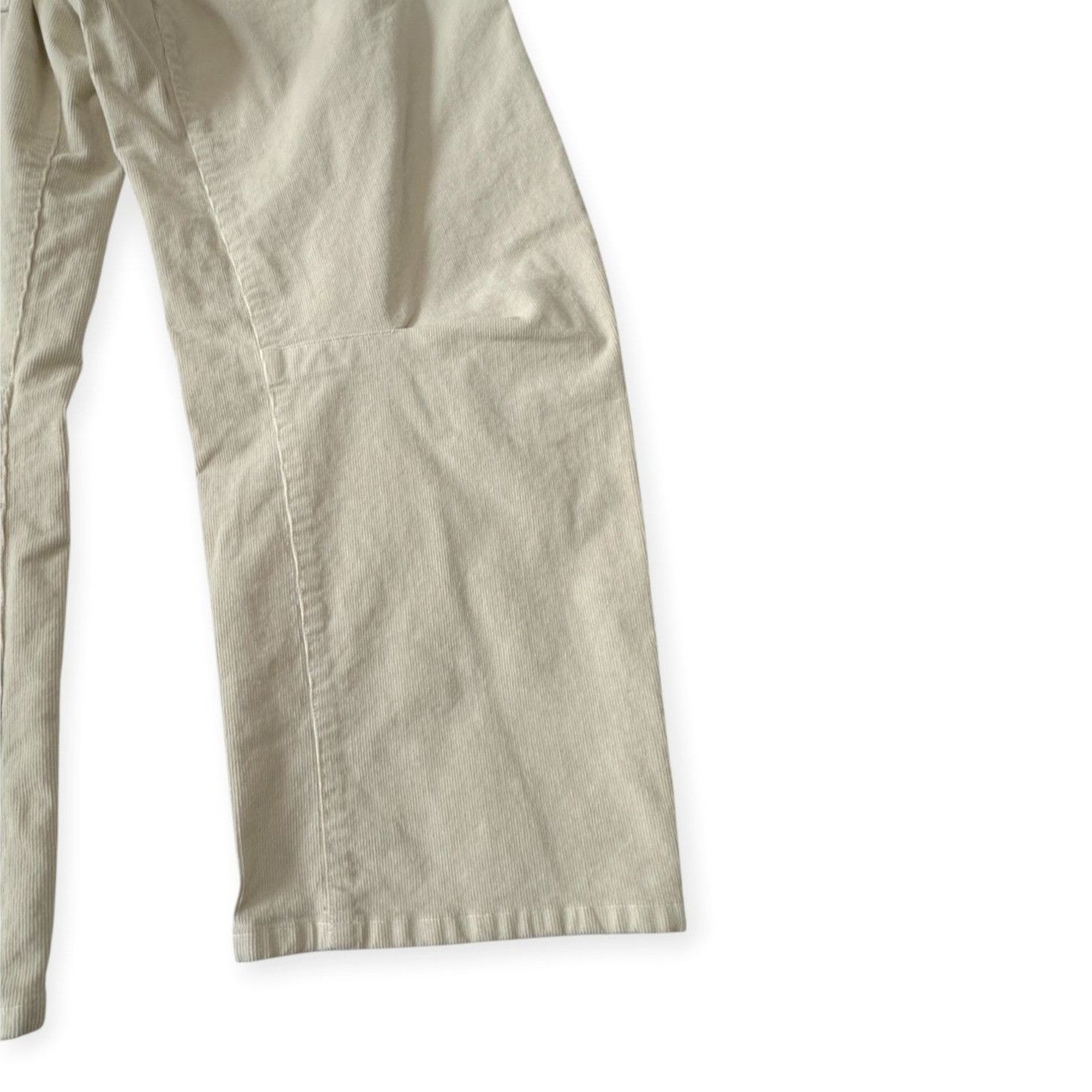 Nili Lotan Nili Lotan Shon Corduroy Pants, Winter White, Size 12, New w Size 34" / US 12 / IT 48 - 10 Thumbnail