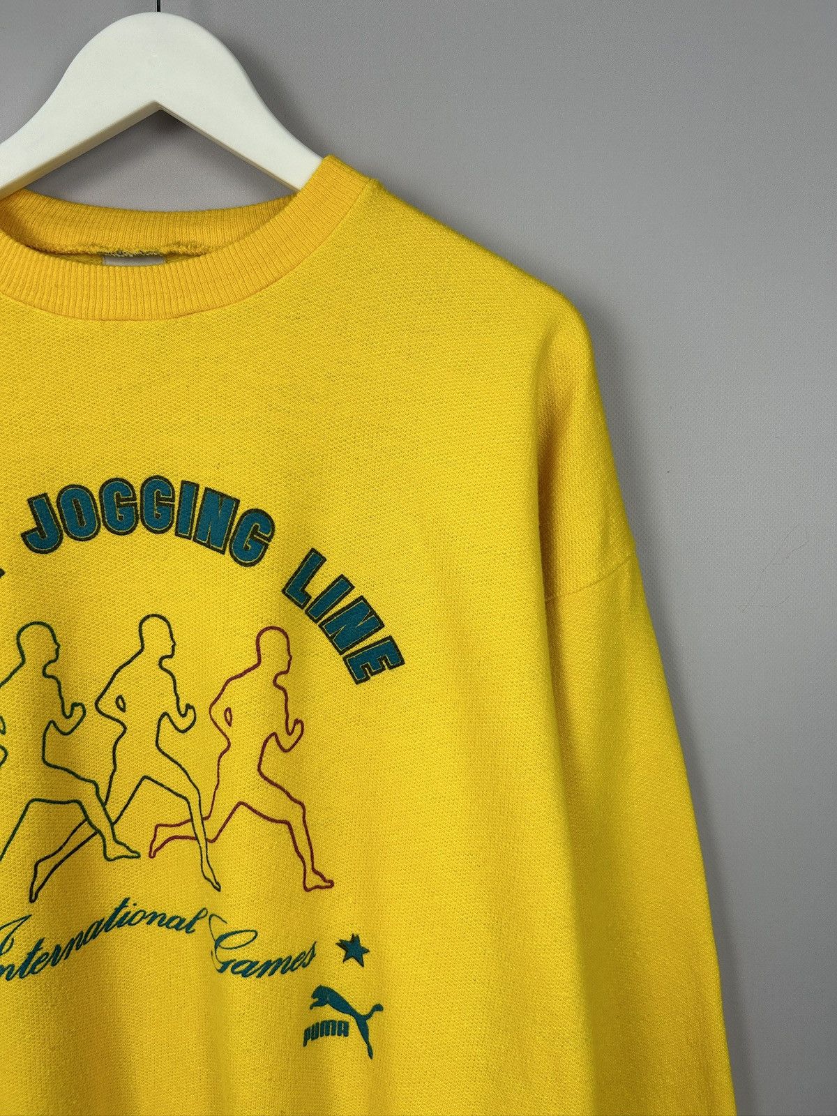 Puma × Vintage Vintage PUMA Jogging Life International Games Sweatshirt XL Size US XL / EU 56 / 4 - 3 Thumbnail