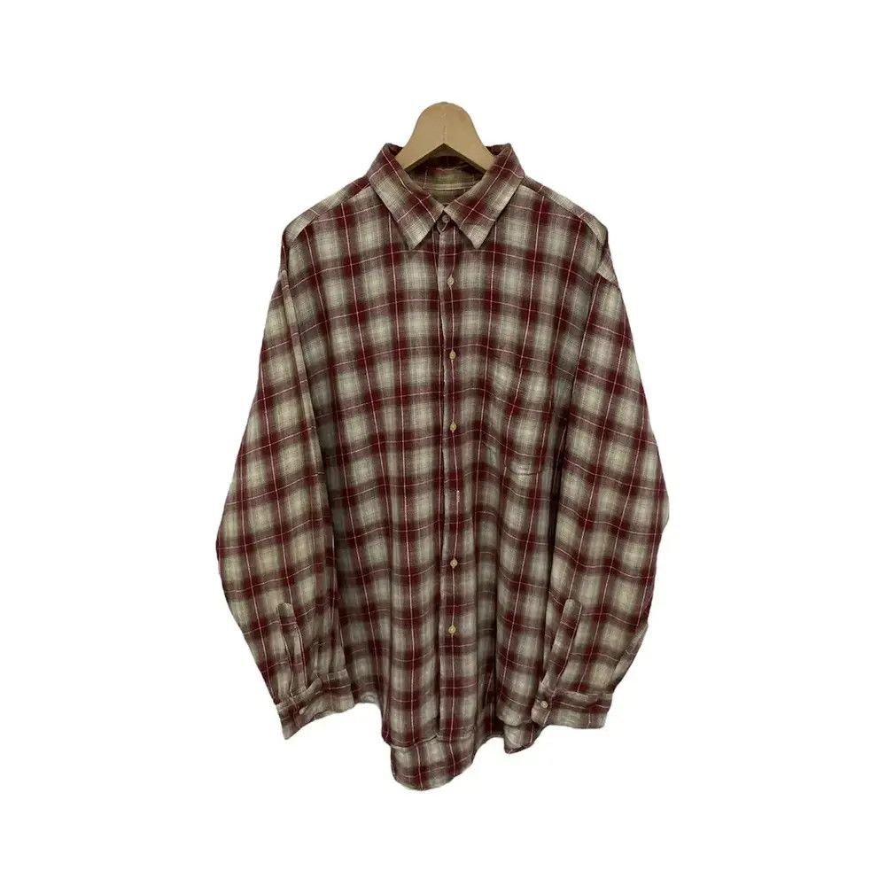 Vintage King & John Plaid Tartan Flannel Shirt Size US L / EU 52-54 / 3 - 1 Thumbnail