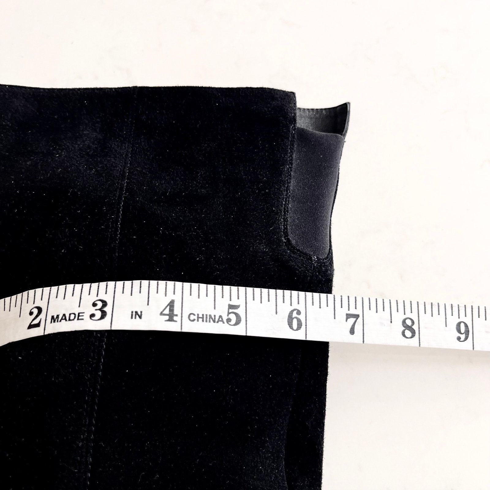 Stuart Weitzman Stuart Weitzman Black Suede Hidden Wedge Knee Tall Boots Size US 5.5 / IT 35.5 - 11 Thumbnail