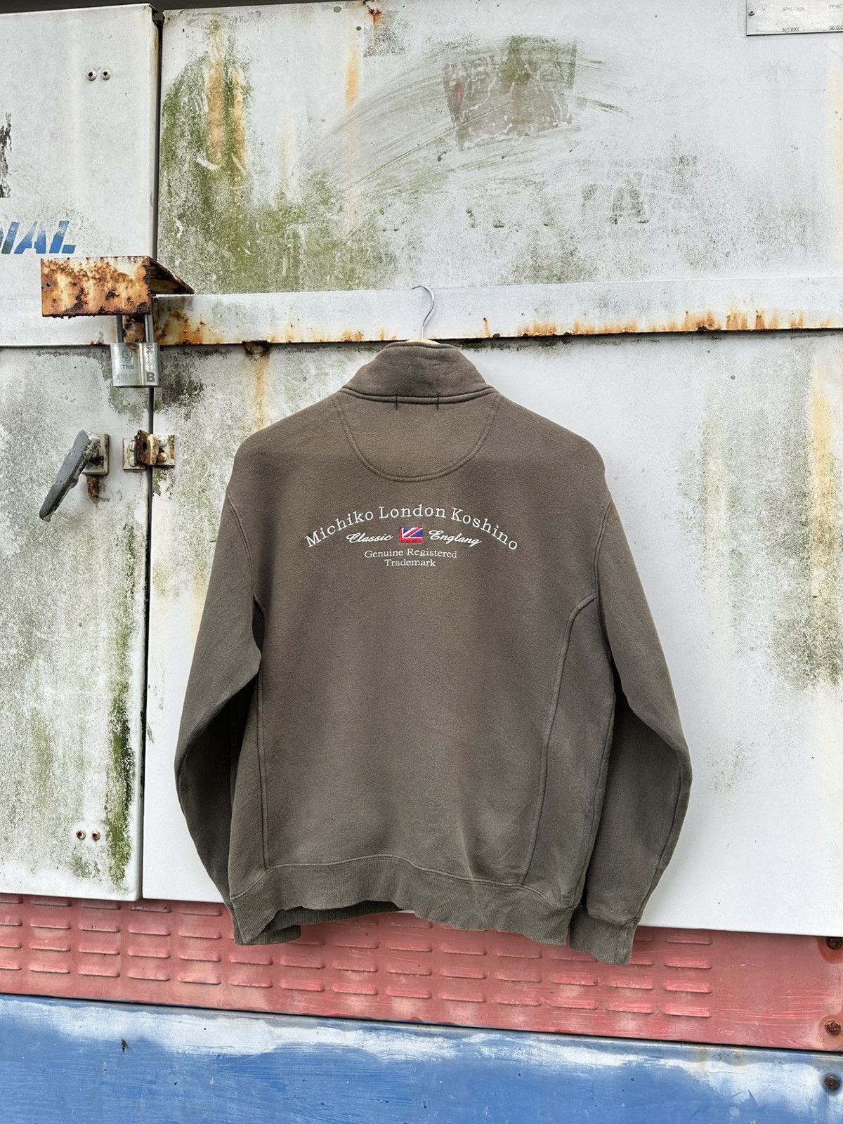 Michiko Koshino London 👹Michiko Koshino London Olive Green Pullover Jacket Size US S / EU 44-46 / 1 - 6 Thumbnail