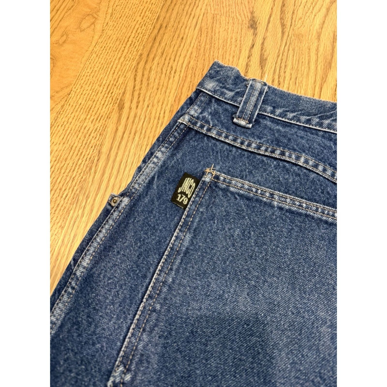JNCO VINTAGE JNCO Jeans Smoke Stacks Wide Leg 36x29 34x29 Baggy High Rise Men Size US 36 / EU 52 - 4 Thumbnail