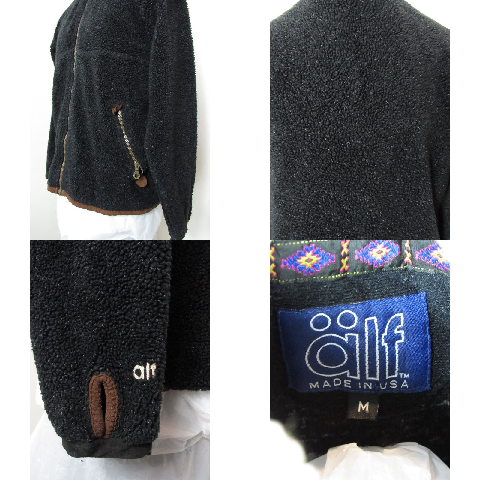 Vintage VINTAGE Kuhl ALF Fleece Jacket Mens Medium Navy Blue Outdoor Hiking Alfpaca Deep Pile Full Zip Polartec Size US M / EU 48-50 / 2 - 8 Thumbnail