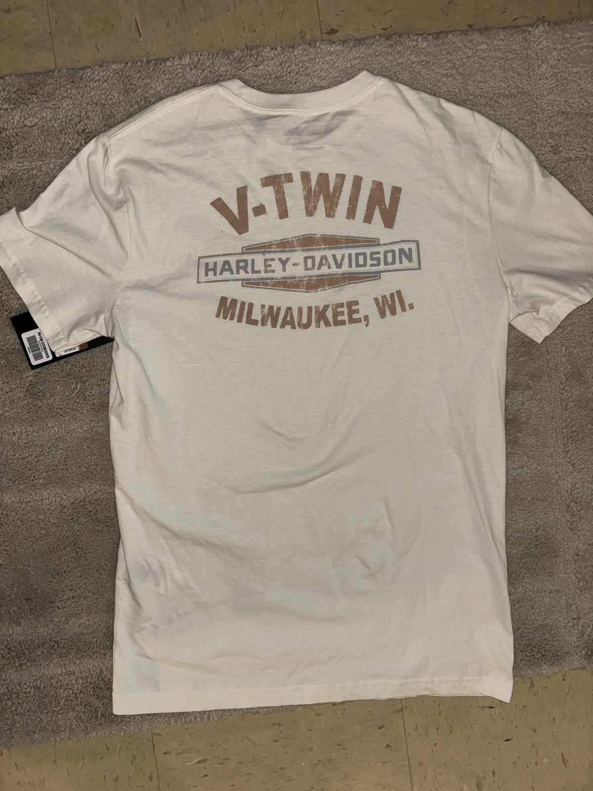 Harley Davidson Harley Davidson V-Twin Bone T shirt Size small Size US S / EU 44-46 / 1 - 4 Thumbnail