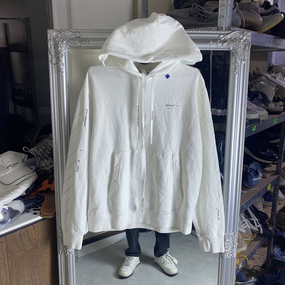 Off-White Off White Hoodie cage back Size US L / EU 52-54 / 3 - 1 Thumbnail