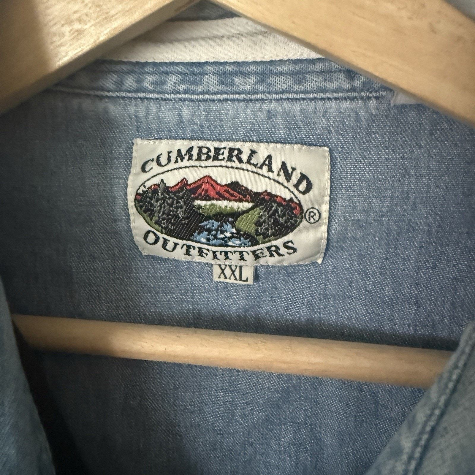 Other Vtg Cumberland Outfitters Aztec Western Steer Roping Shirt Size US XXL / EU 58 / 5 - 3 Thumbnail