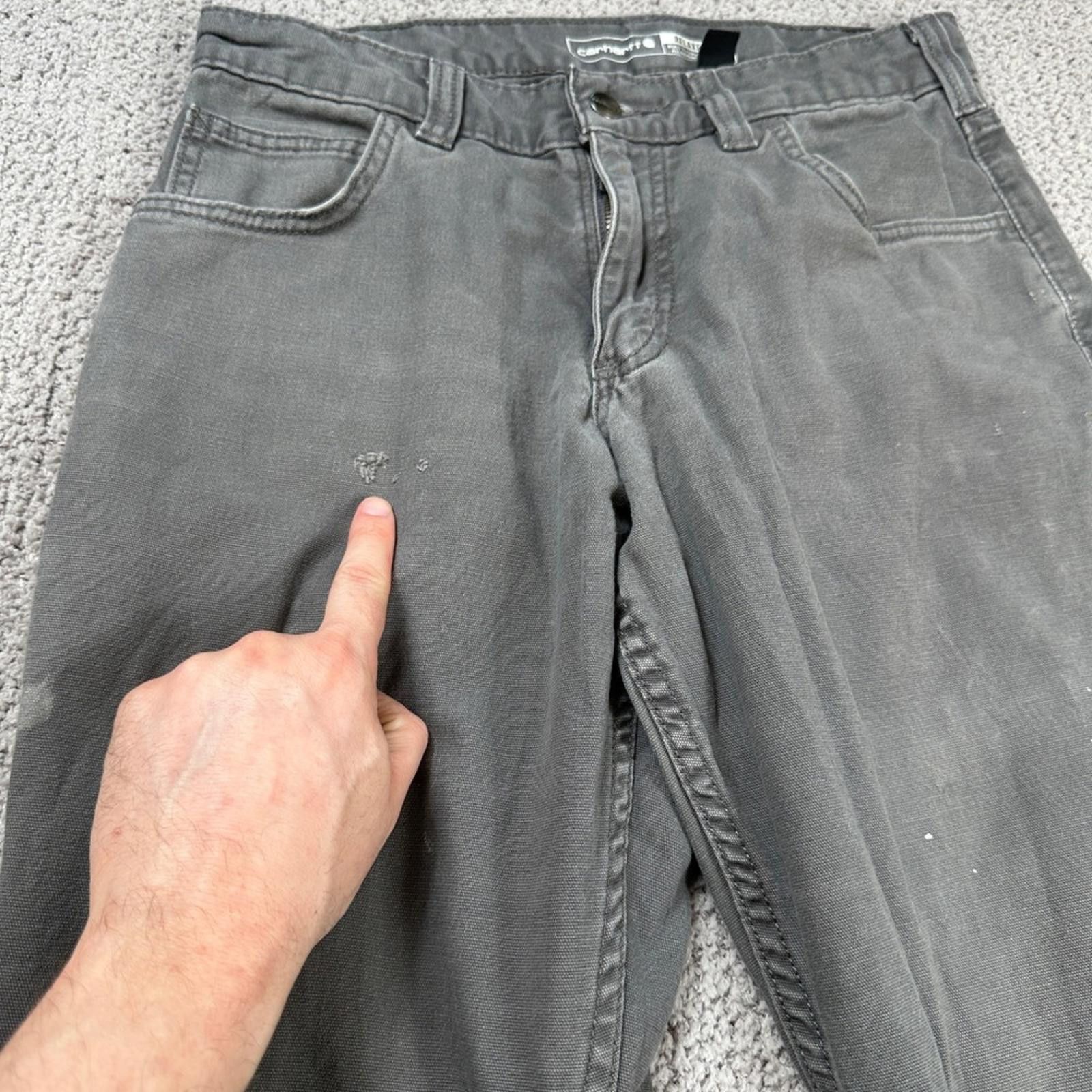 Carhartt Carhartt Rugged Flex Relaxed Fit Canvas Work Pants Men 30x28 Size US 30 / EU 46 - 9 Thumbnail