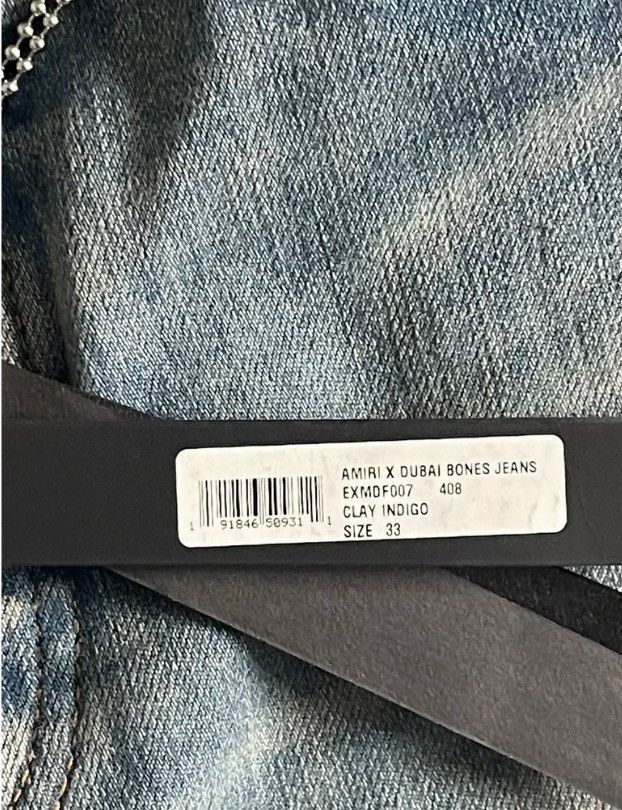 Amiri Amiri X Dubai exclusive bones jeans Size US 33 - 3 Thumbnail