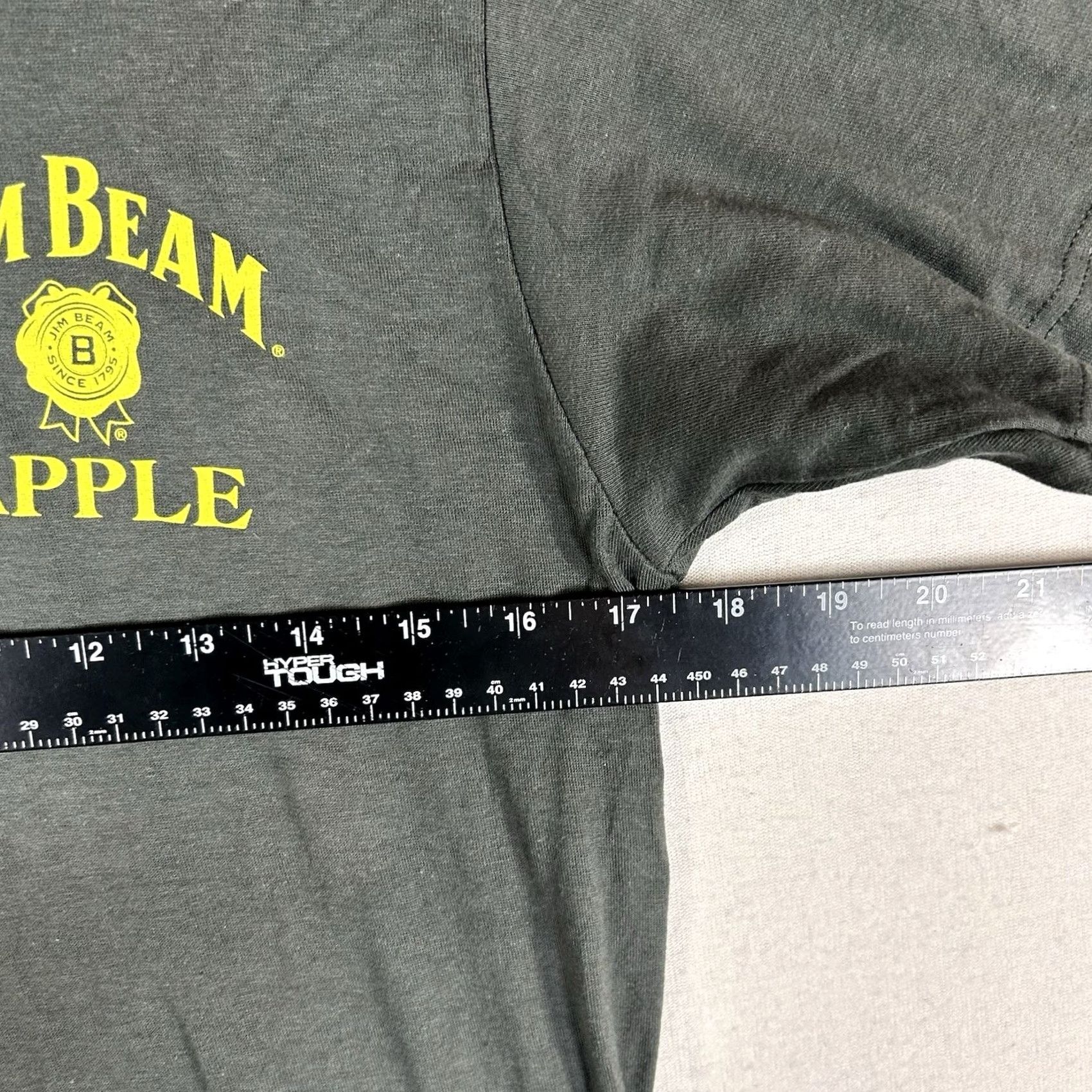 Apple Jim Beam Whiskey Apple Short Sleeve T-shirt Mens Small Gray Logo Tee Top Size US S / EU 44-46 / 1 - 7 Thumbnail