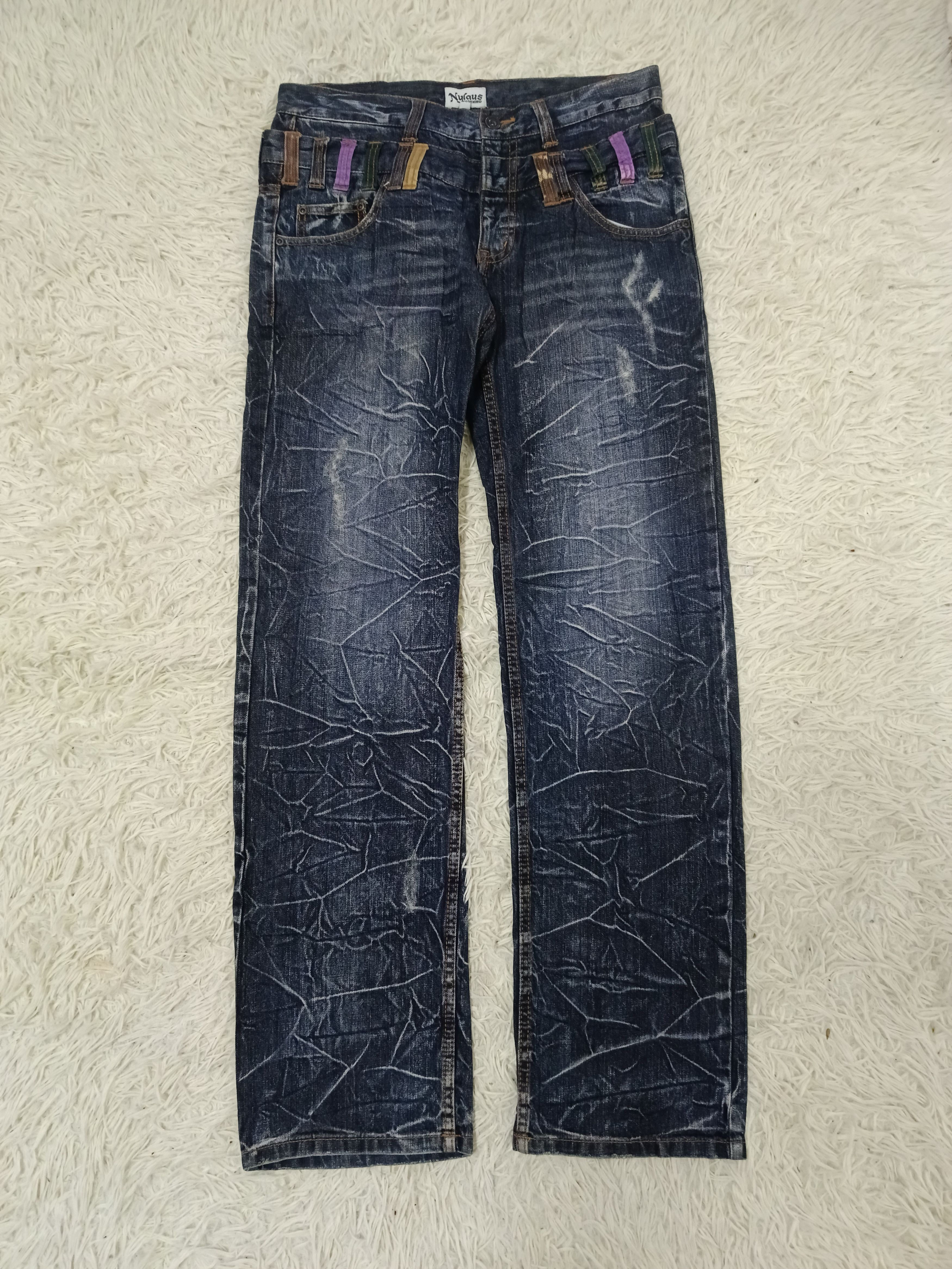 Japanese Brand DiSTRESSED ELECTRIC ⚡ JAPANESE BRAND BY NYLAUS Size US 32 / EU 48 - 1 Thumbnail