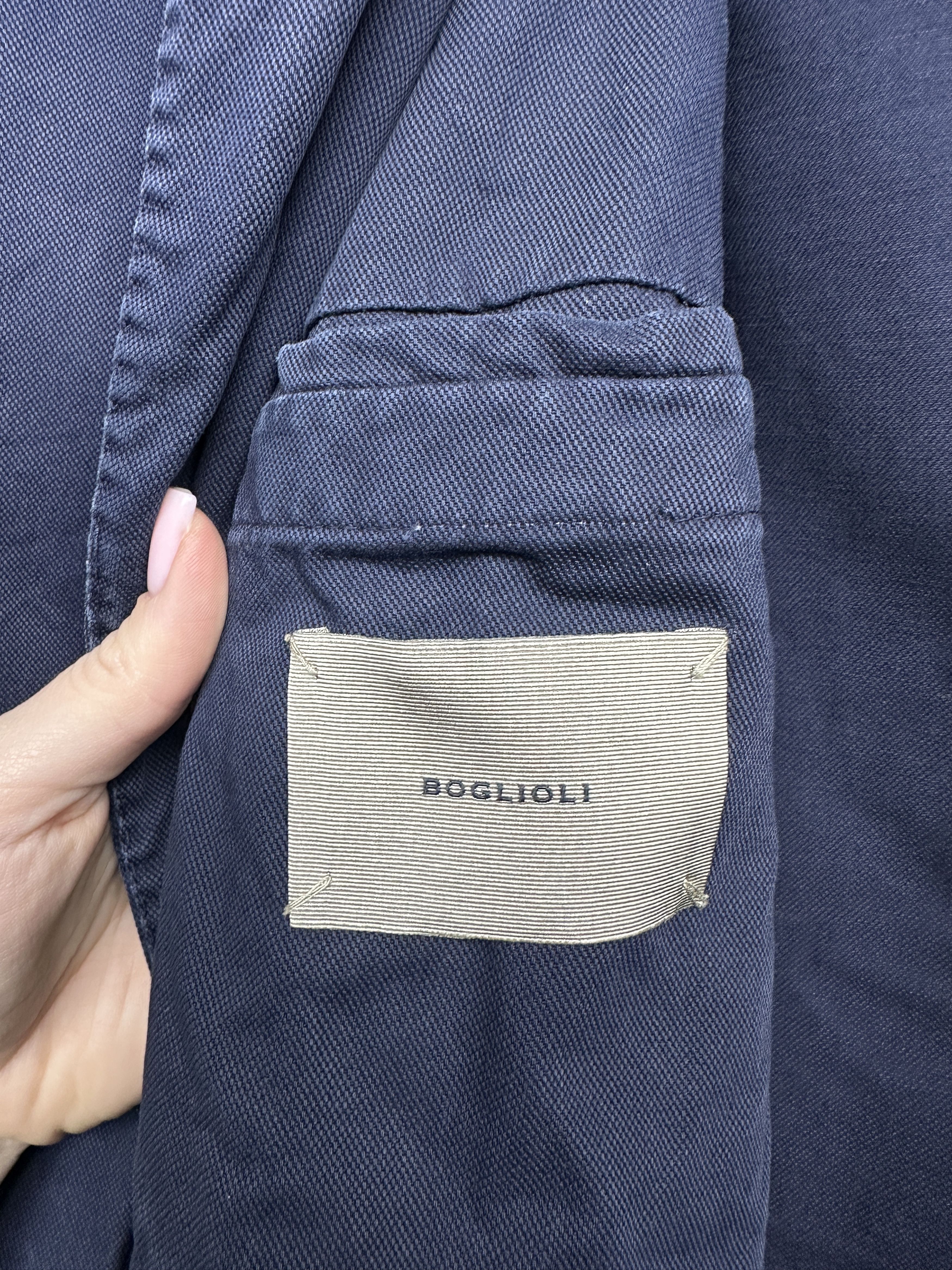 Boglioli Boglioli Mens Cotton Blazer Coat Size US XL / EU 56 / 4 - 4 Thumbnail