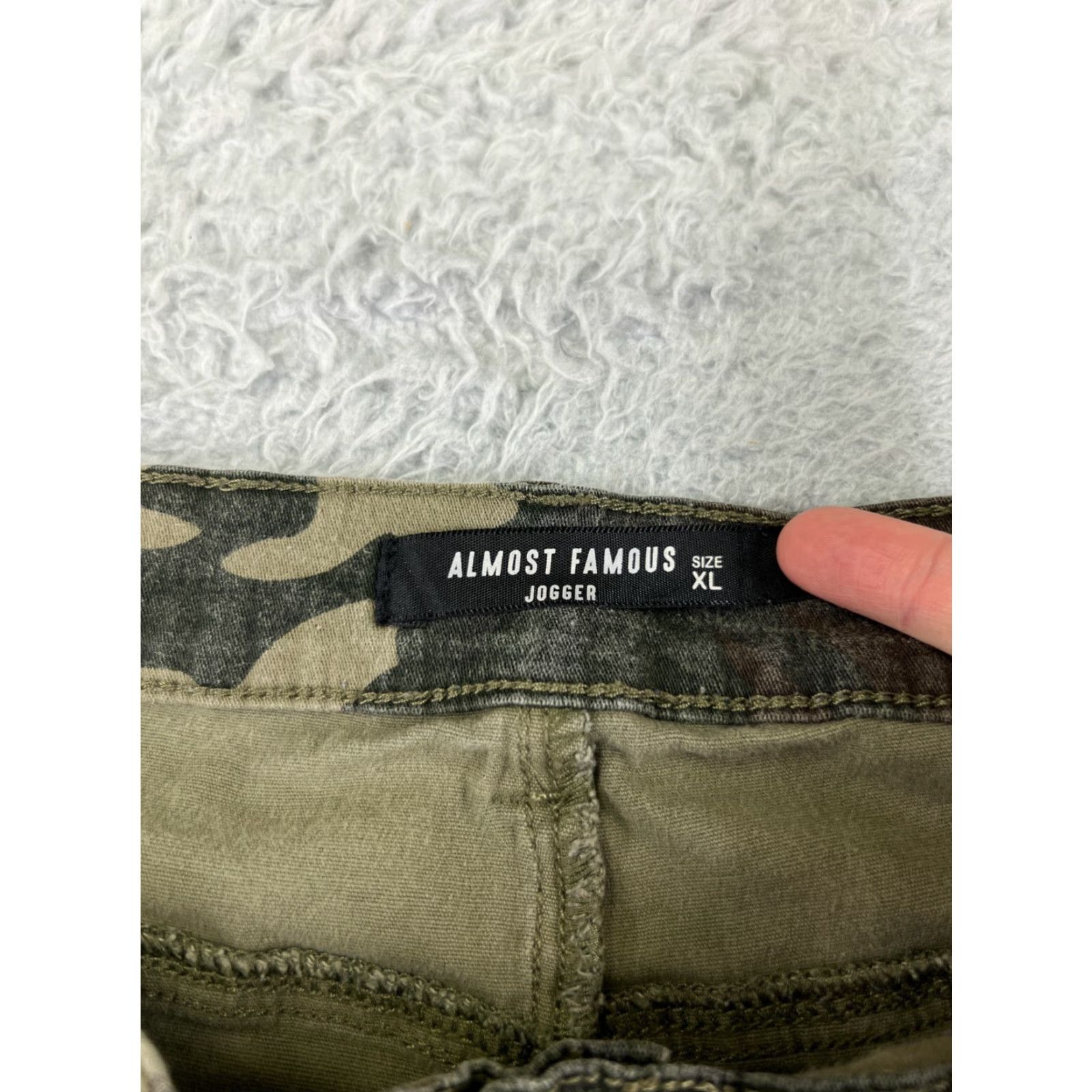 Vintage Beach Bros Jeans Mens 32 Blue Woodland Camo Jogger Cargo Elastic Cotton 32x26 Size US 32 / EU 48 - 6 Thumbnail