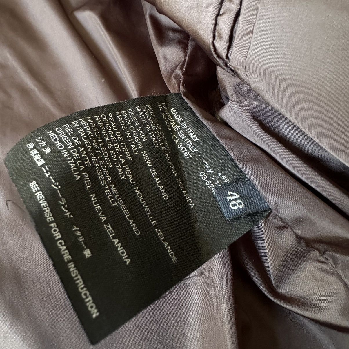 Prada Vintage Archive 2000s Prada Deer Leather Jacket Size US M / EU 48-50 / 2 - 7 Thumbnail