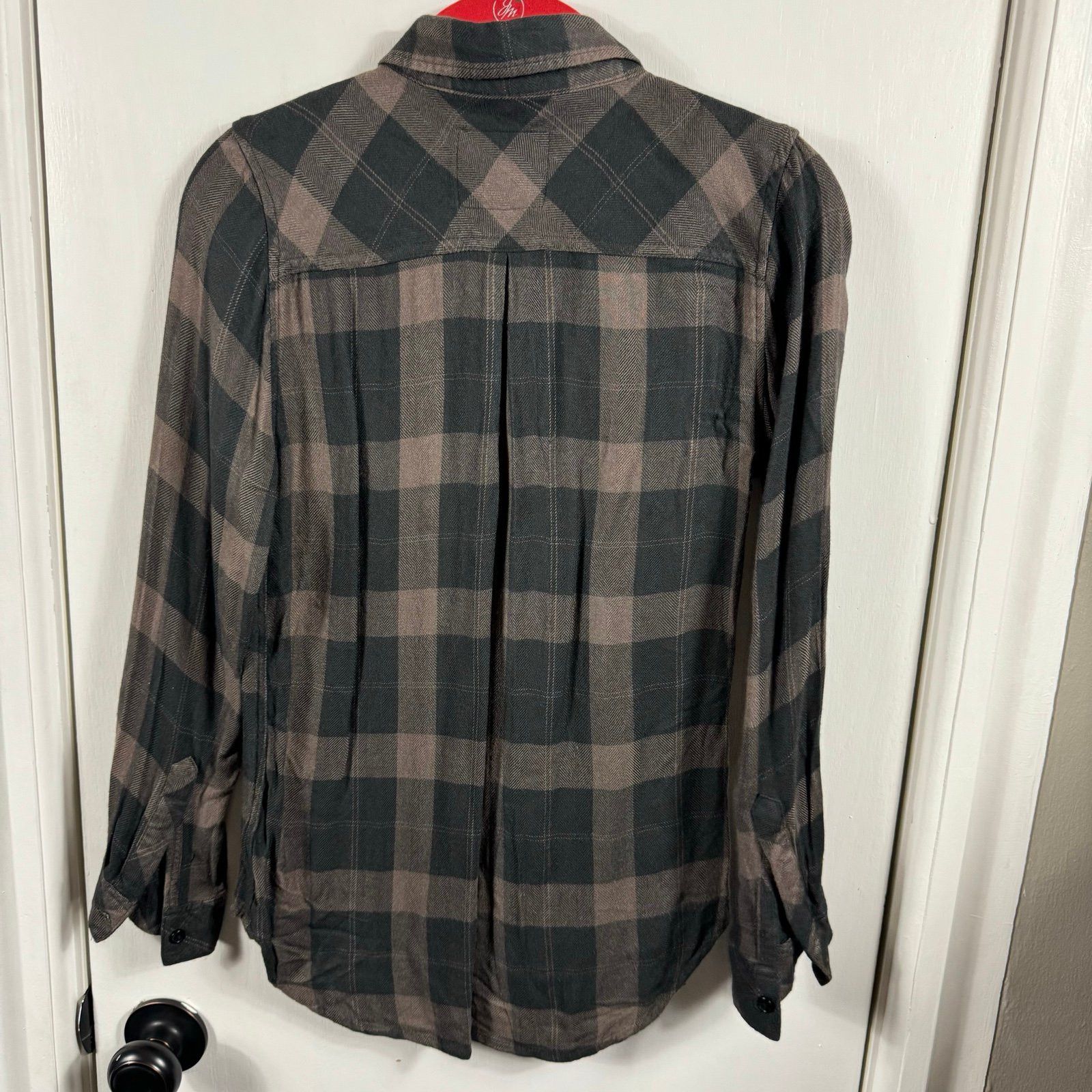 Rails Rails Allison Plaid Shirt brown and black button up flannel Size XS / US 0-2 / IT 36-38 - 8 Thumbnail