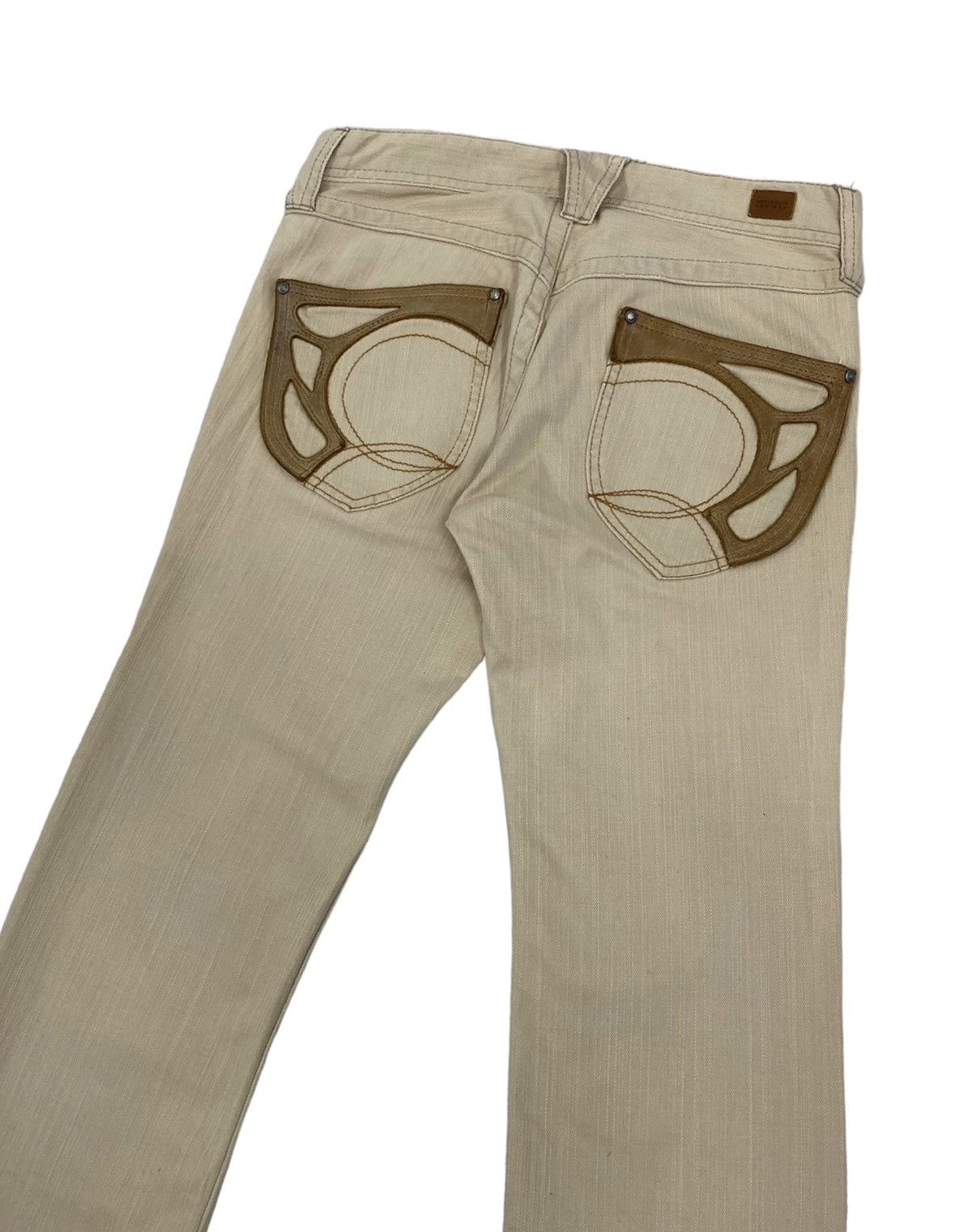 Hysteric Glamour NicoleClubForMen Japan Leather Pockets Jeans Size US 31 - 1 Thumbnail