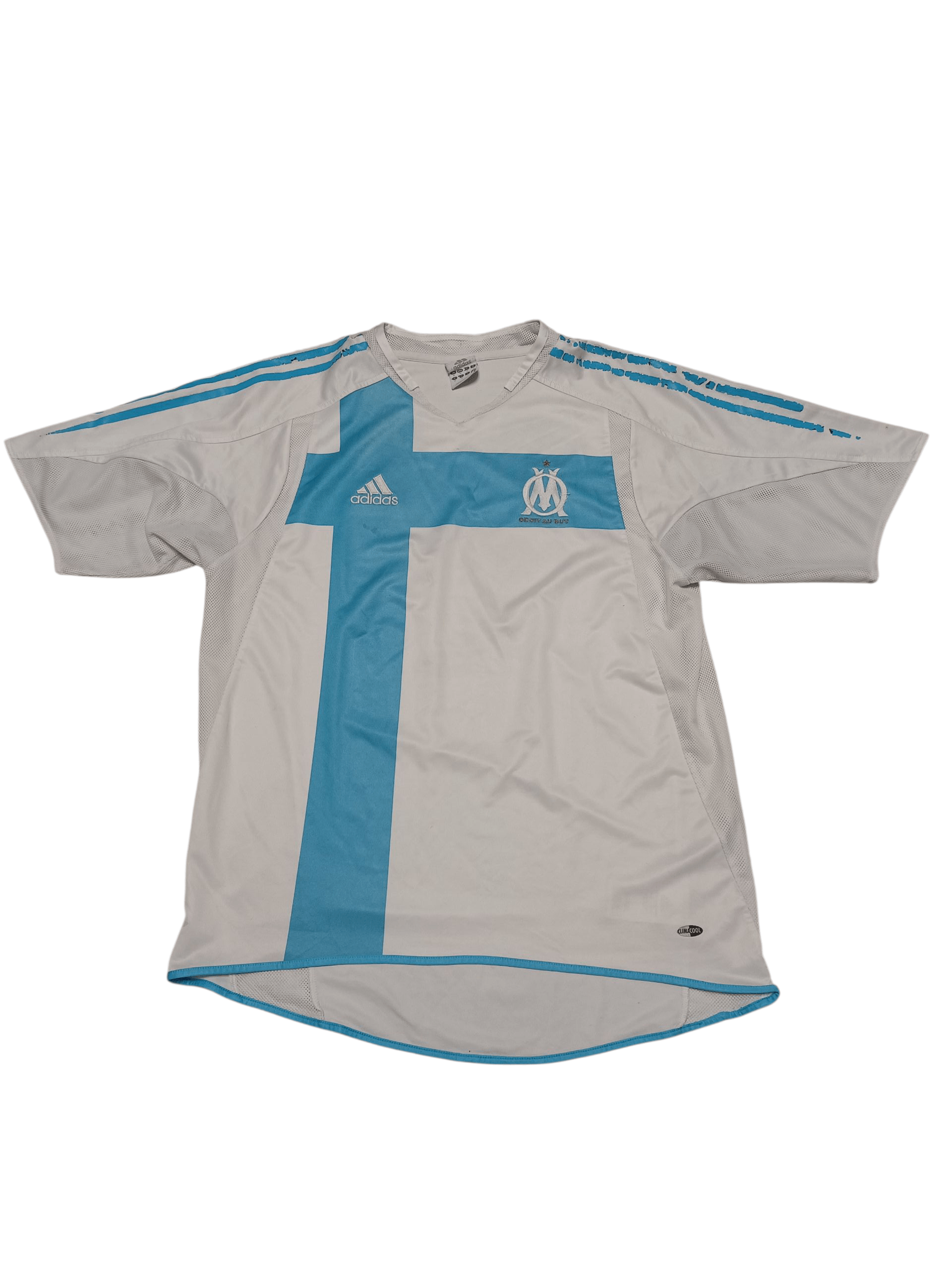 Adidas OLYMPIQUE MARSEILLE ADIDAS VINTAGE 2004 SOCCER JERSEY Size US M / EU 48-50 / 2 - 1 Thumbnail