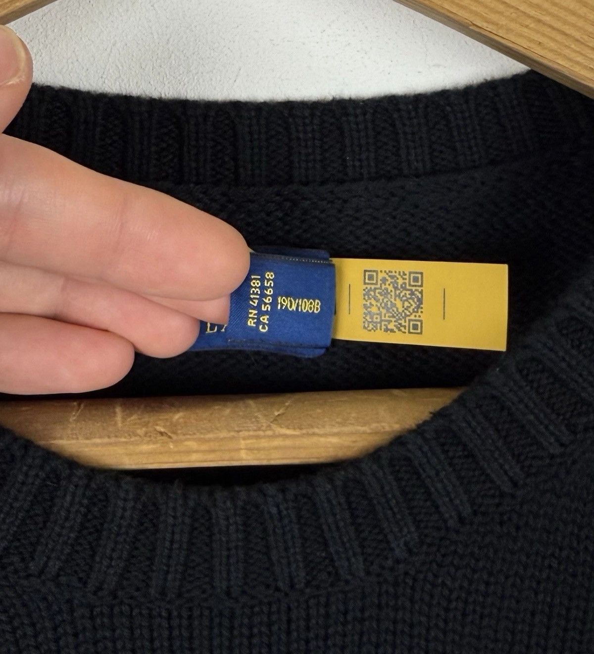 Polo Ralph Lauren Polo Ralph Lauren Cotton Crewneck Sweater Jumper Black Knit Size US XXL / EU 58 / 5 - 10 Thumbnail