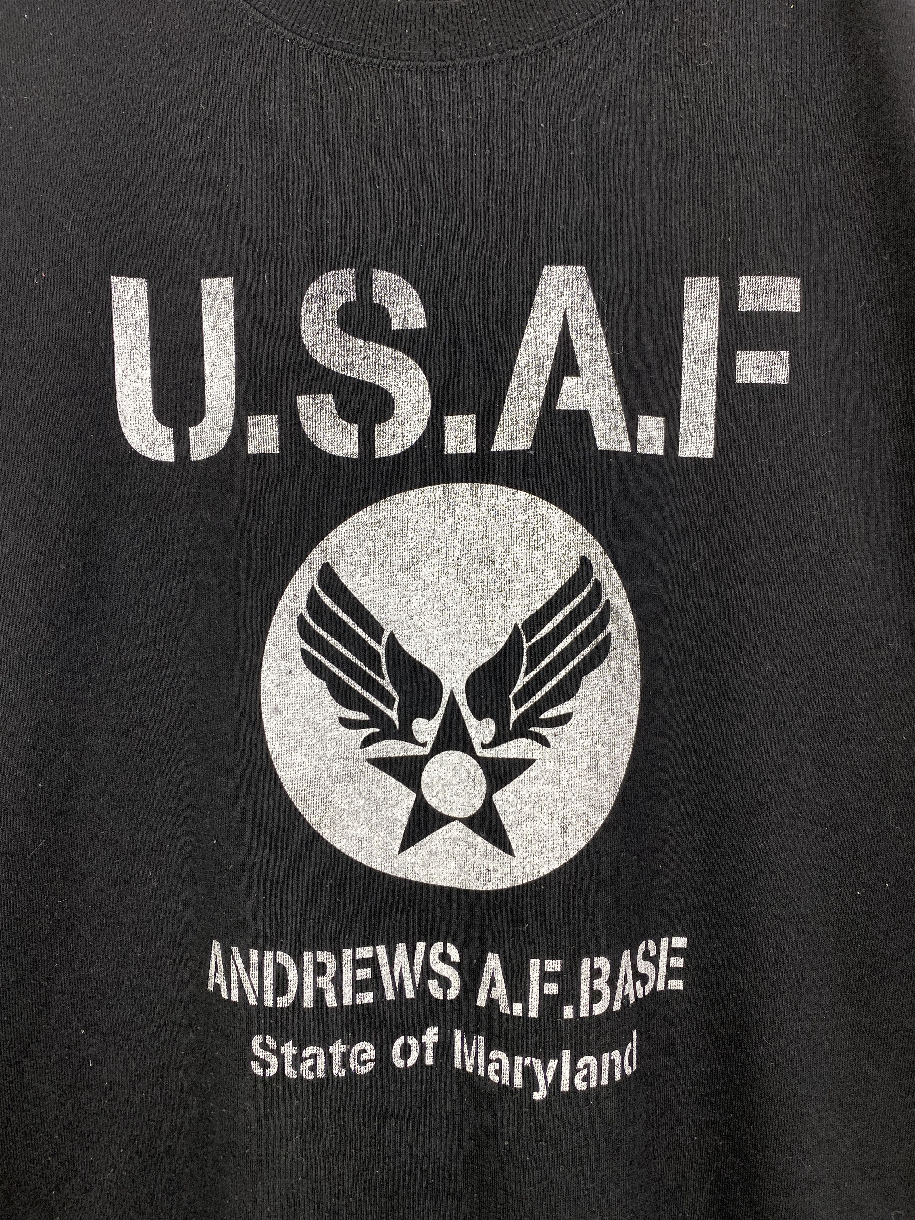 Japanese Brand Vintage U.S.A.F Andrews A.F. Base Sweatshirt SH0153 Size US XXL / EU 58 / 5 - 6 Thumbnail