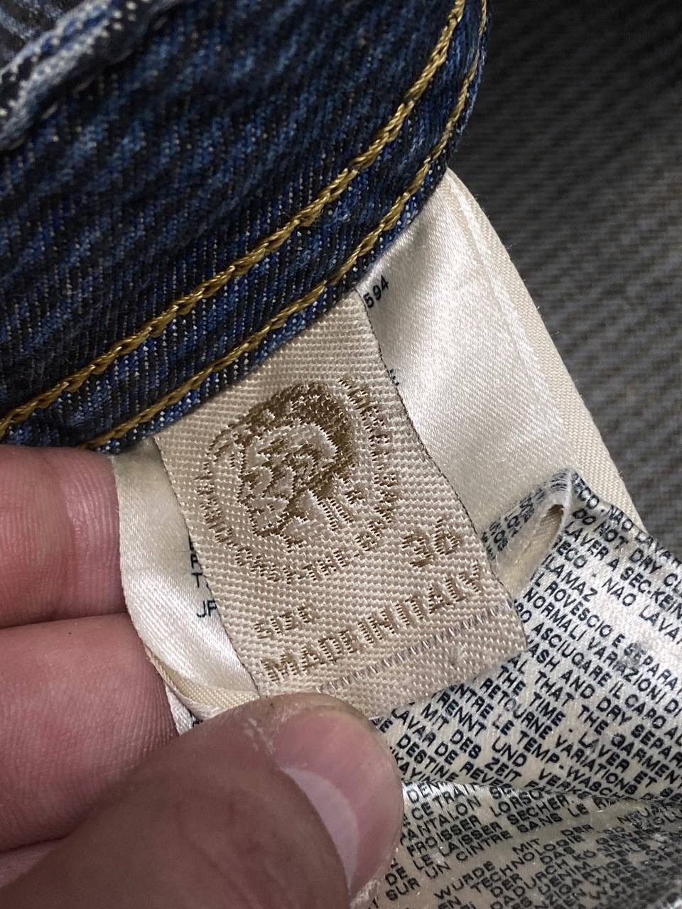 Diesel × If Six Was Nine × Le Grande Bleu (L.G.B.) Vintage Diesel Thavar Junya Watanabe style Faded Pants Size US 36 / EU 52 - 8 Thumbnail