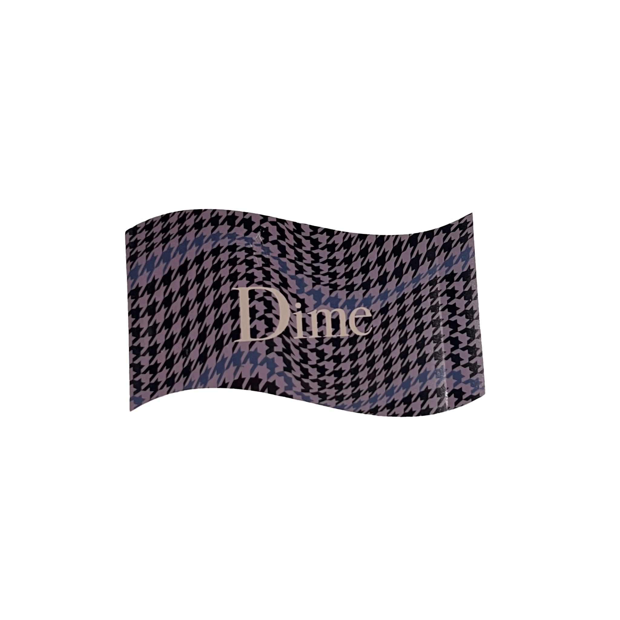 Dime Dime Wave Sticker Houndstooth Size ONE SIZE - 1 Preview