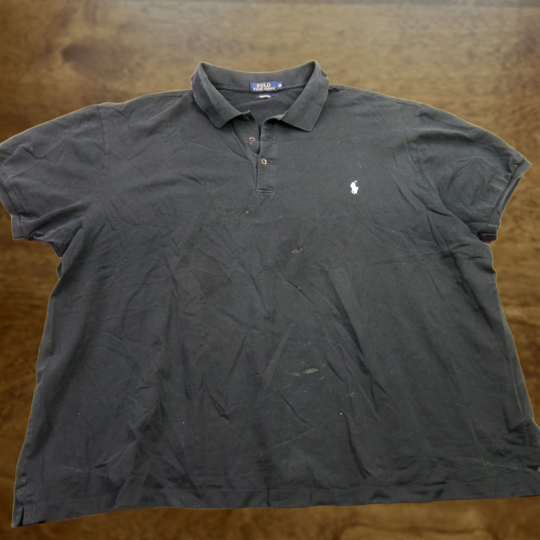 Polo Ralph Lauren Polo Ralph Lauren Shirt Mens 4XB Short Sleeve Black Lightweight Stretch Polo Golf Casual Big & Tall Mens Shirt Size US XXL / EU 58 / 5 - 1 Thumbnail