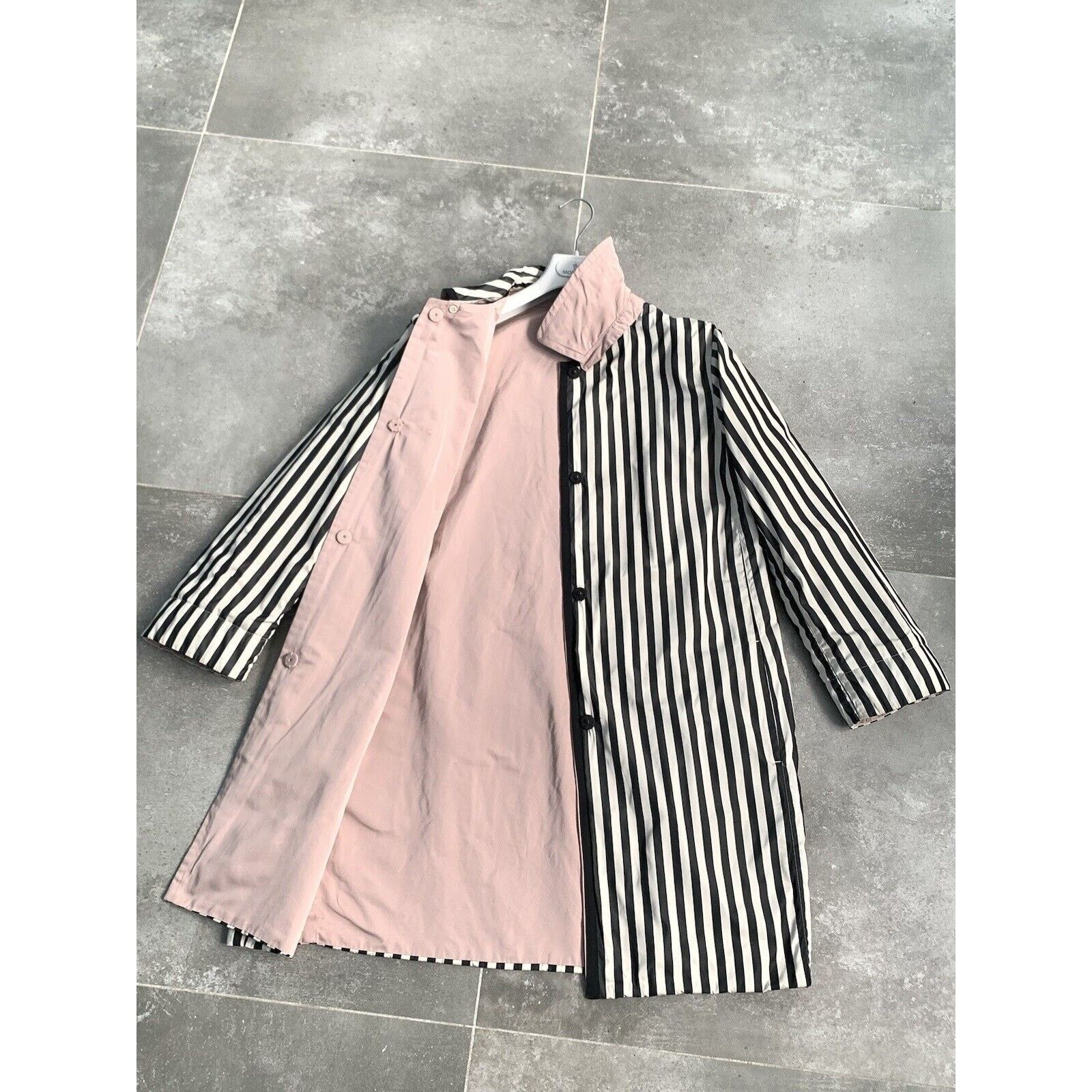 Max Mara Women REVERSIBLE MAX MARA SILK Trench Coat Jacket EU 40 US10 Size L / US 10 / IT 46 - 11 Thumbnail