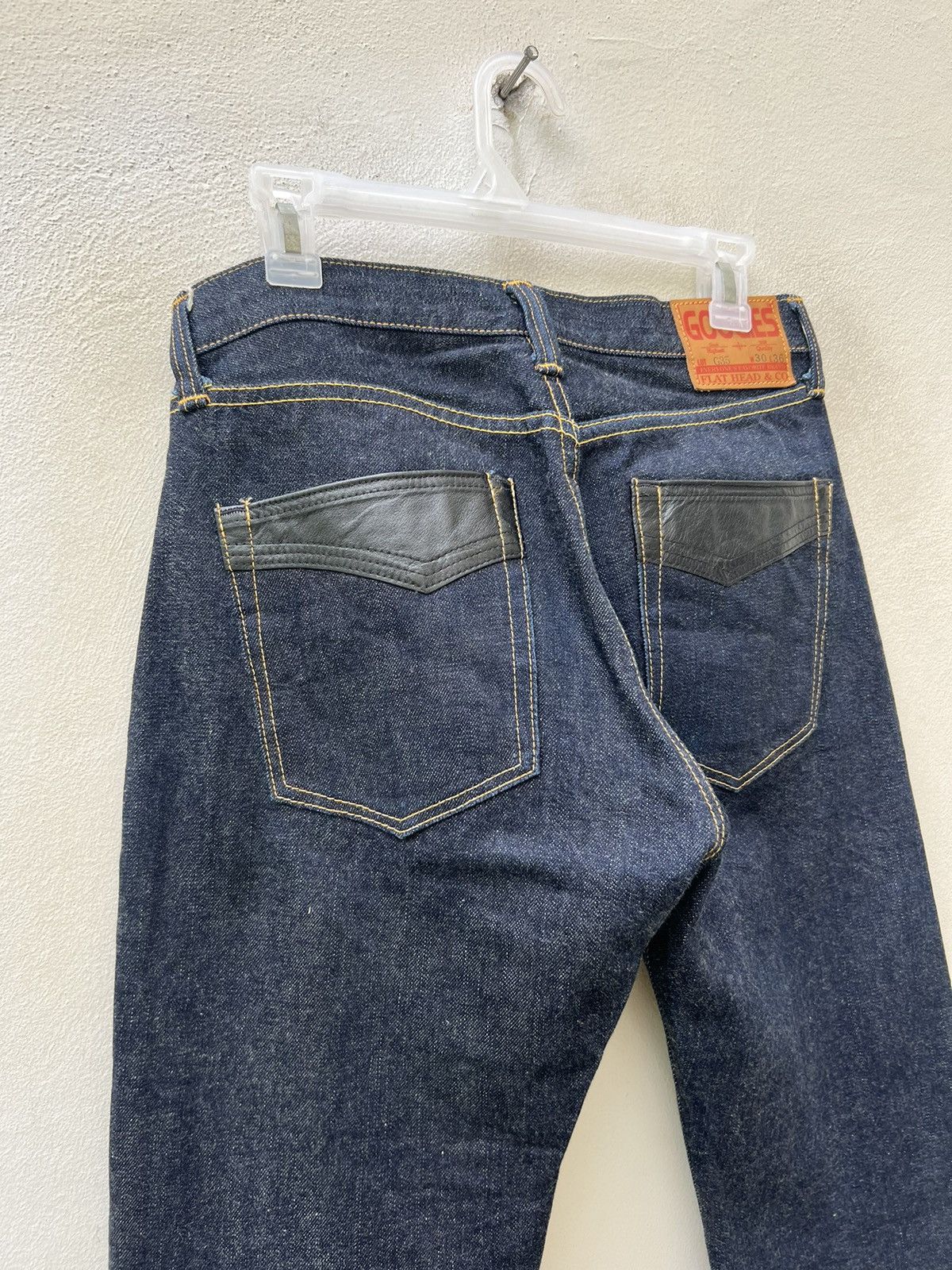 The Flat Head The Flat Head Googies G35 Dark Blue Denim Selvedge Jeans Size US 30 / EU 46 - 15 Thumbnail