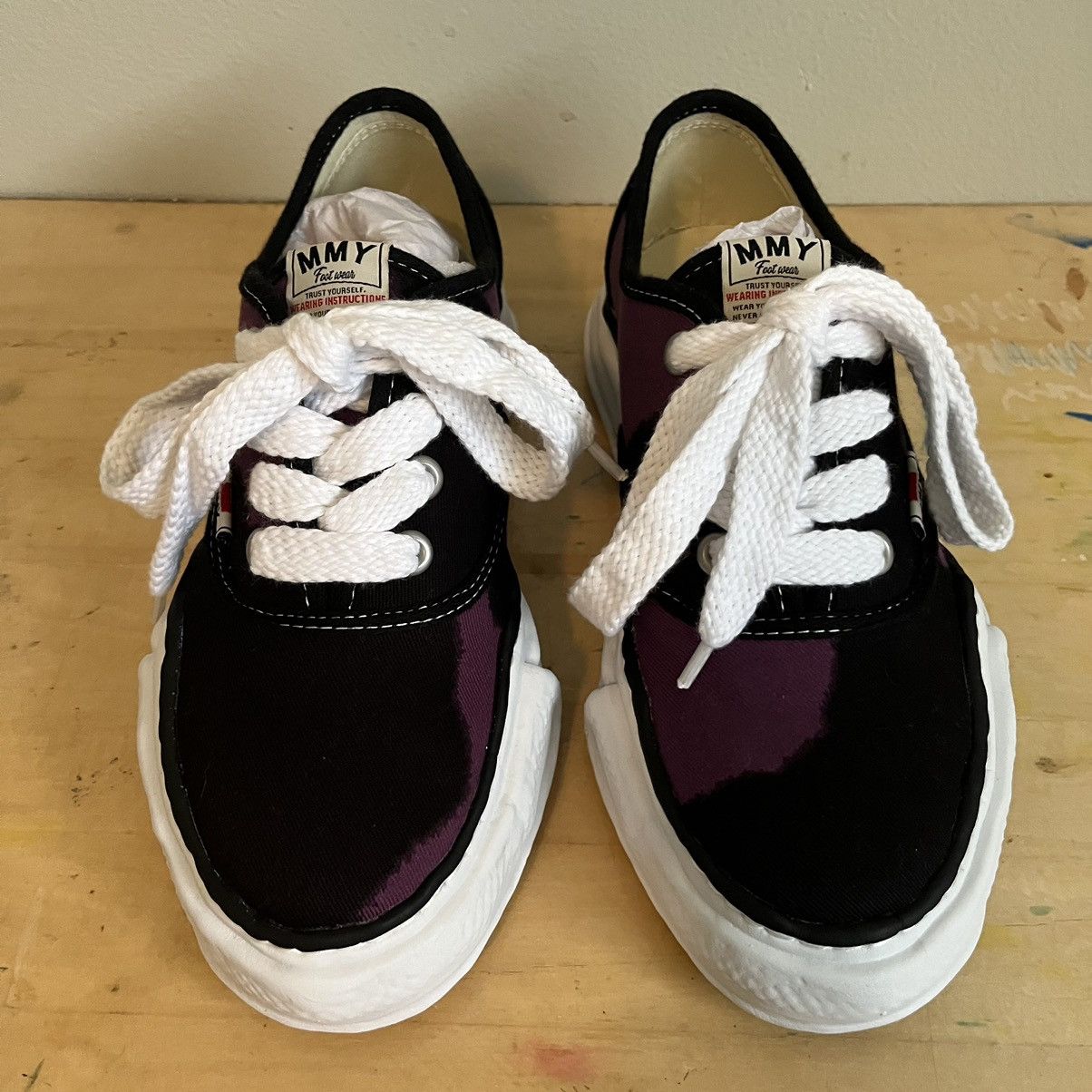 Maison MIHARA YASUHIRO Cow Print Baker Low Shoe Size US 8 / EU 41 - 3 Thumbnail