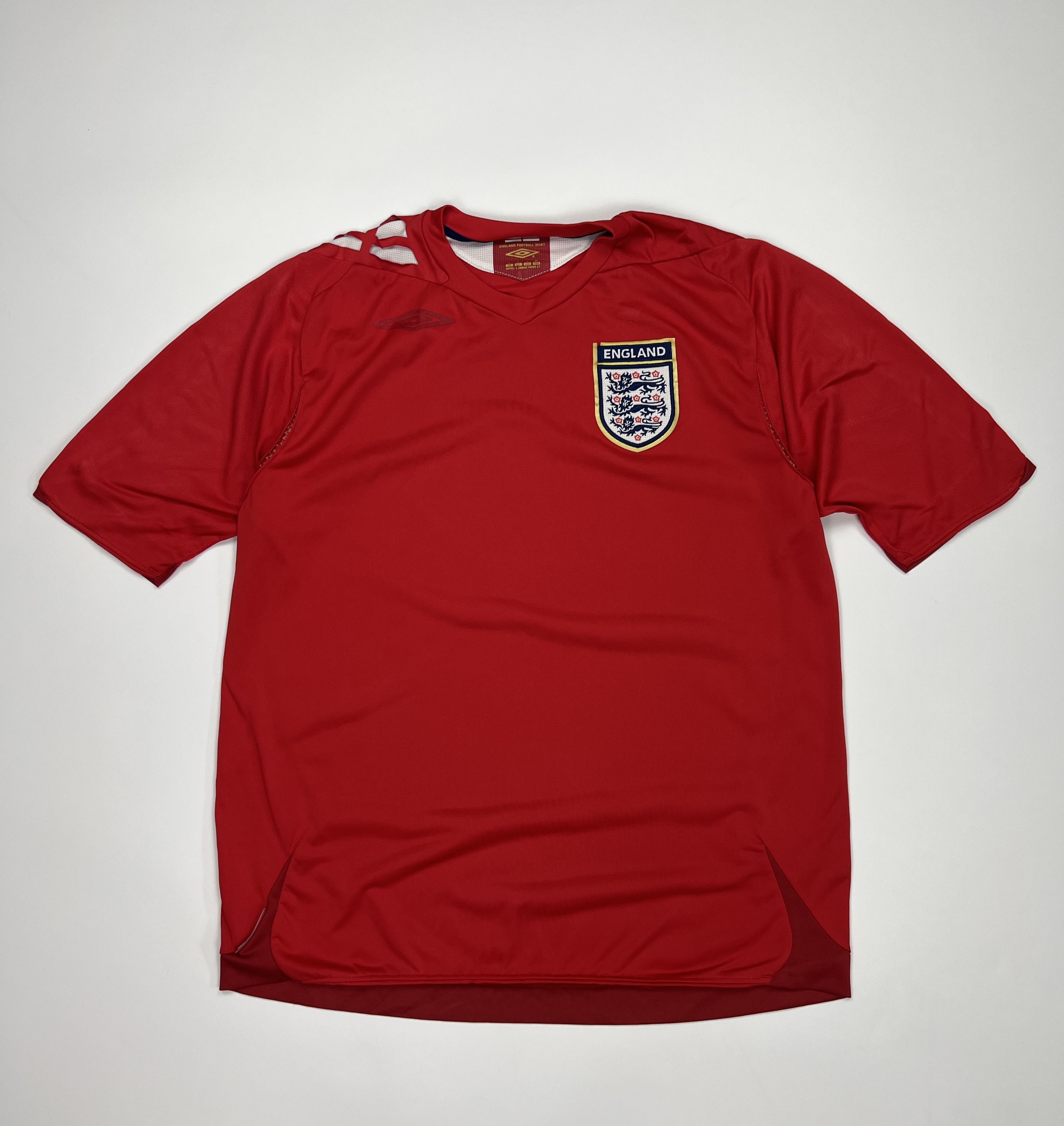 Umbro Vintage 2006 Umbro England Kickoff National Team Jersey Size US L / EU 52-54 / 3 - 1 Thumbnail