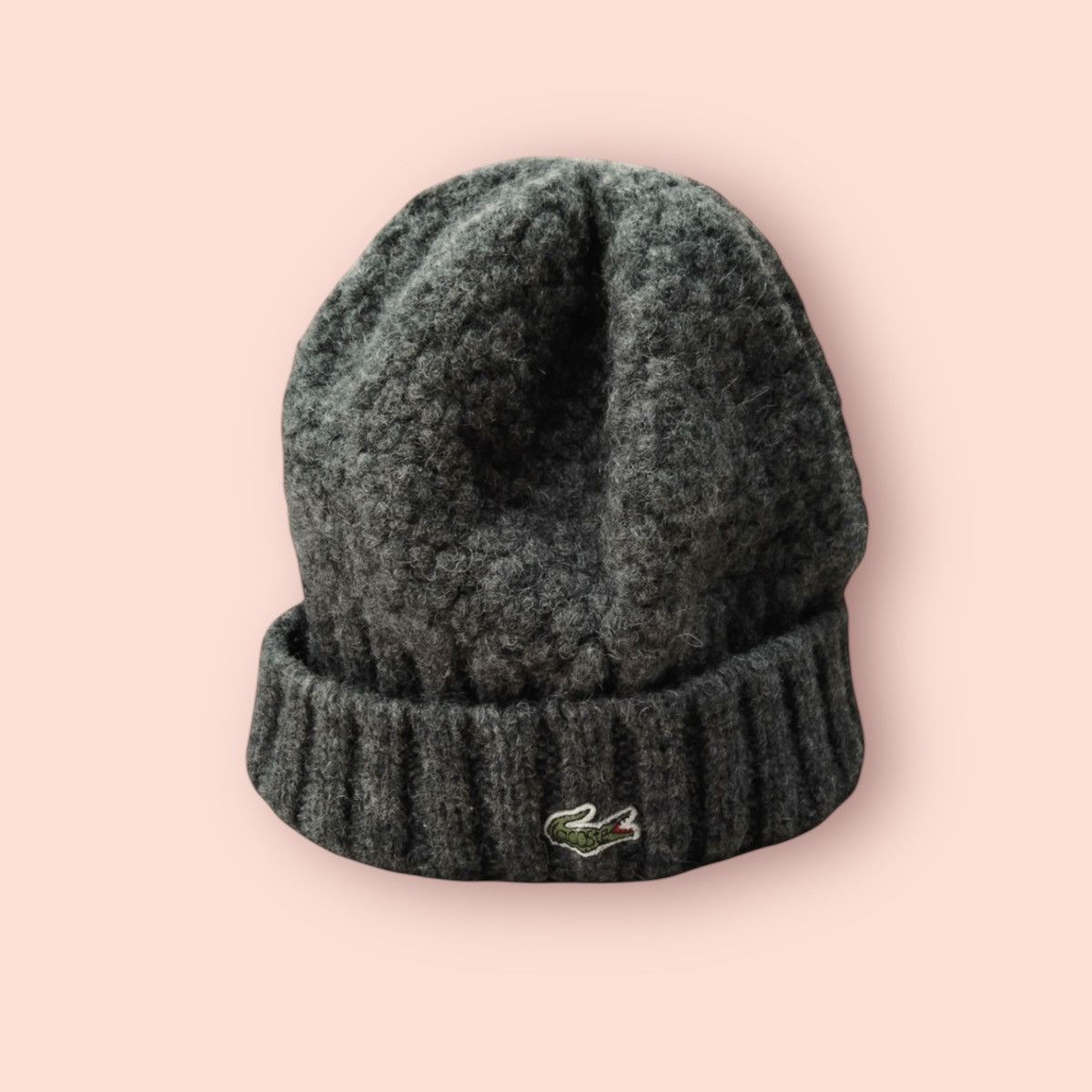Lacoste LACOSTE KNITTED WOOL CUFFED BEANIE JAPAN Size ONE SIZE - 7 Thumbnail