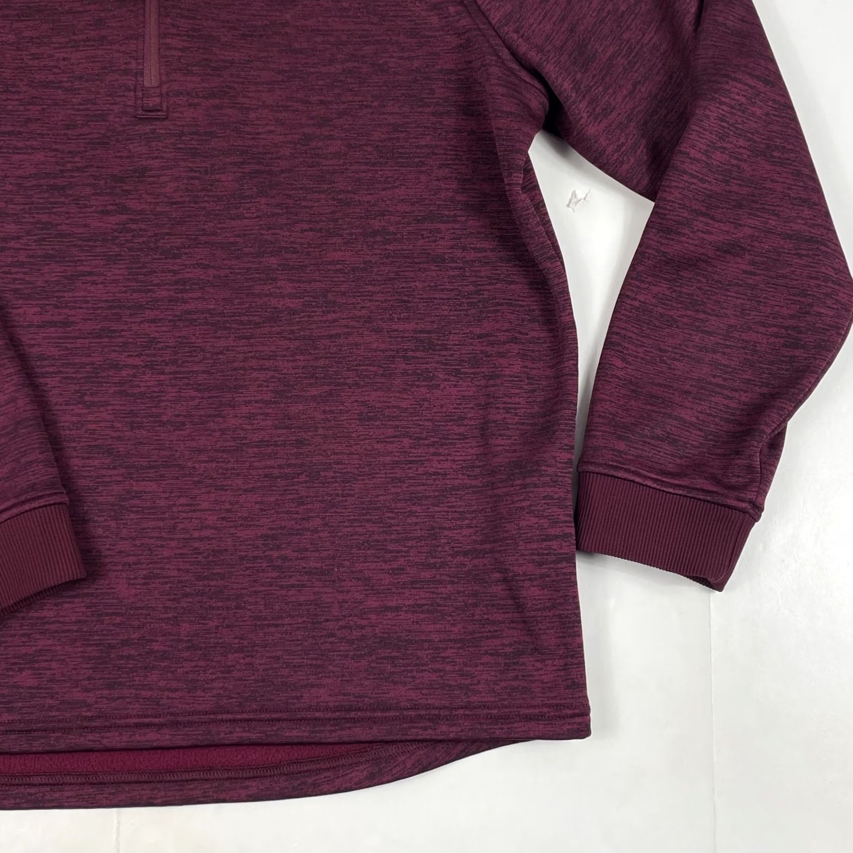 Under Armour Under Armour Sweater Mens Medium Red ColdGear 1/4 Zip Lined Golf Maroon Polo Shirt Sportswear Casual Outdoors Mens Size US M / EU 48-50 / 2 - 4 Thumbnail