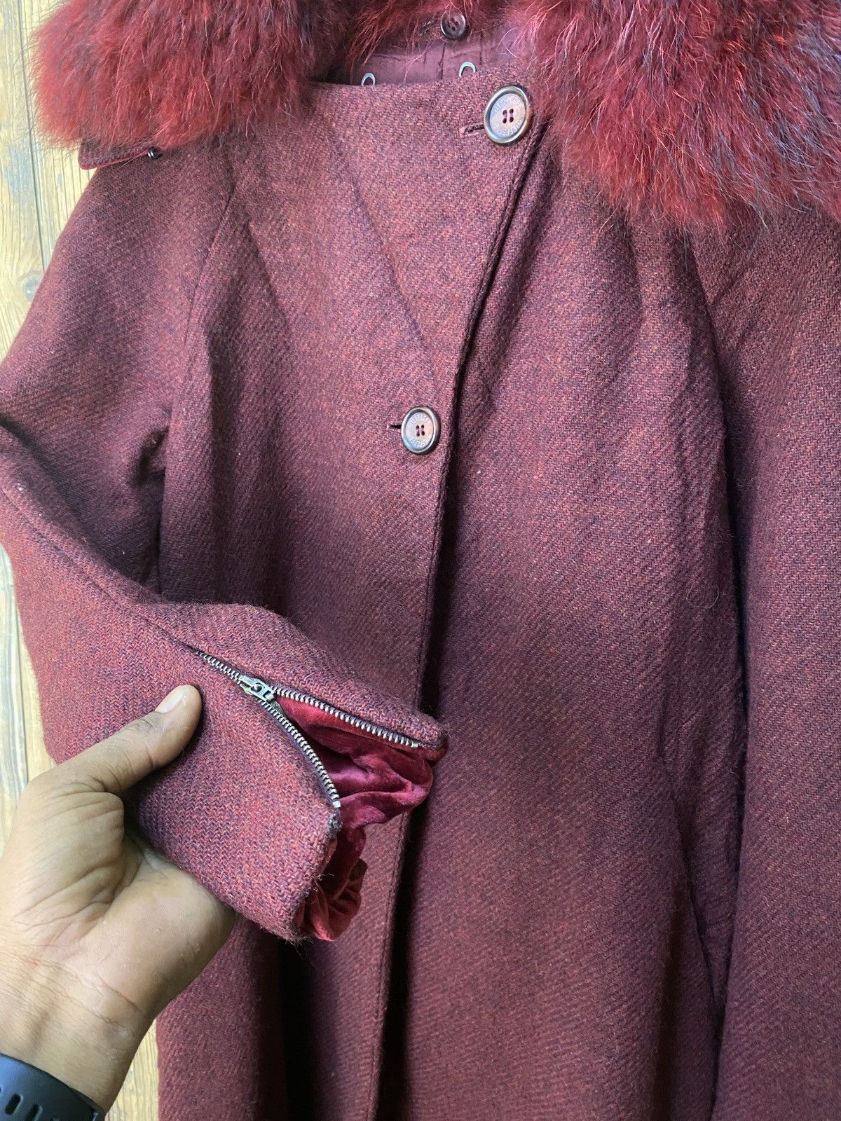 Designer × Gianfranco Ferre Vintage Gianfranco Ferre Mink Fur Long Jacket Size S / US 4 / IT 40 - 3 Thumbnail