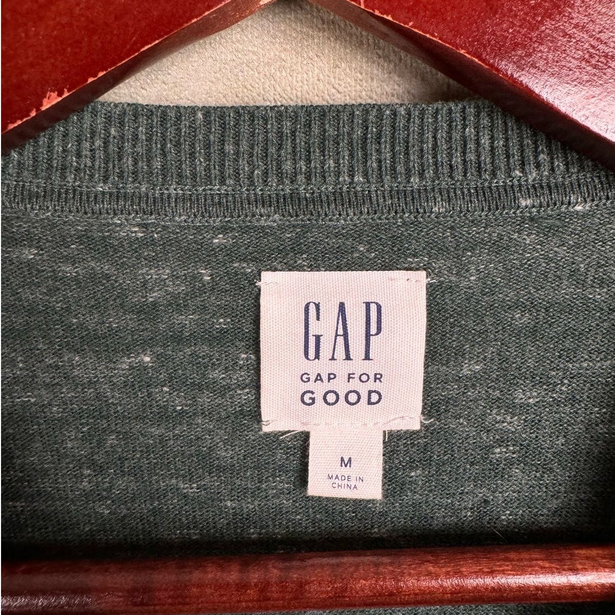 Gap × Vintage 2000s Gap V Neck Knit Sweater Mens Sz M Dark Gray Pullover Size US M / EU 48-50 / 2 - 6 Thumbnail