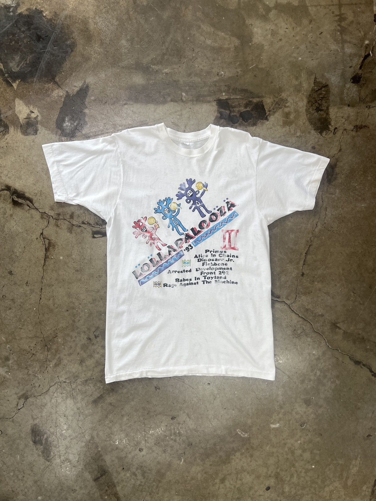 Band Tees Vintage 1993 Lollapalooza Alice in Chains Primus Tee XL Size US XL / EU 56 / 4 - 2 Thumbnail