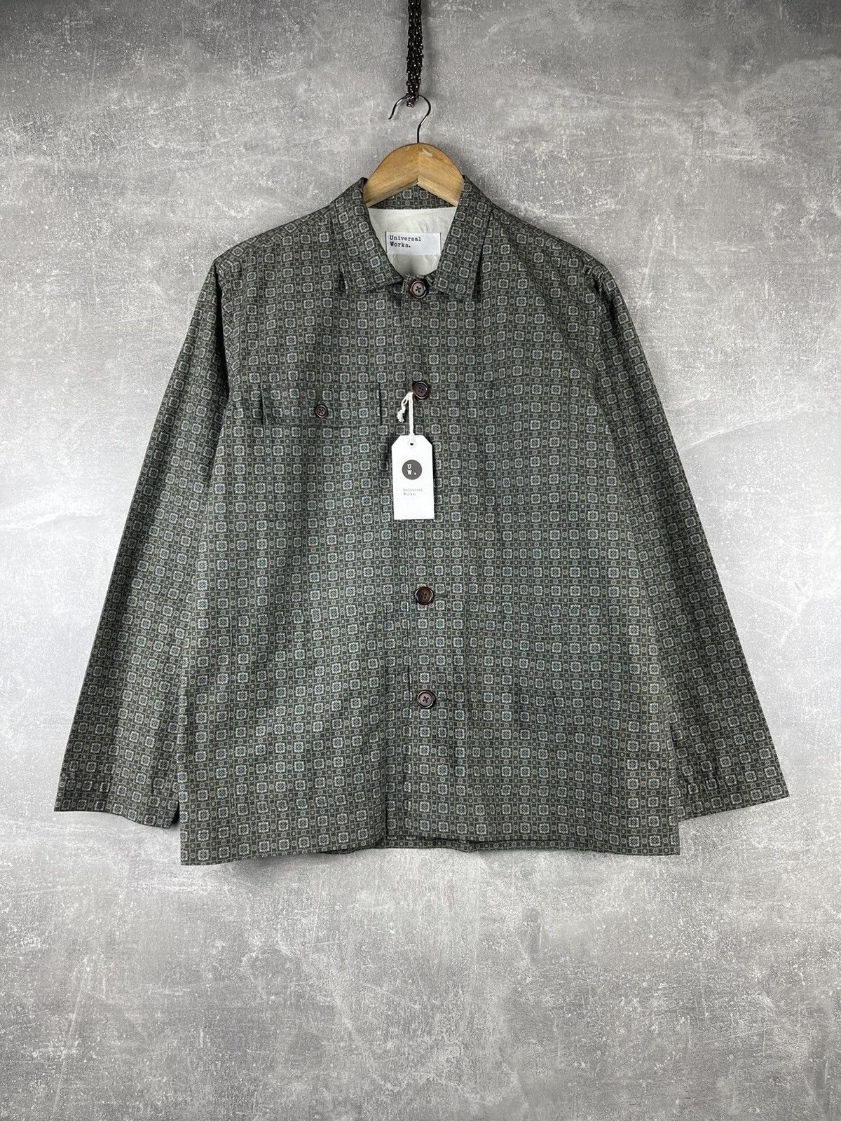 Universal Works Universal Works NWT Patterned Cotton Pocket Overshirt Jacket Size US S / EU 44-46 / 1 - 1 Thumbnail