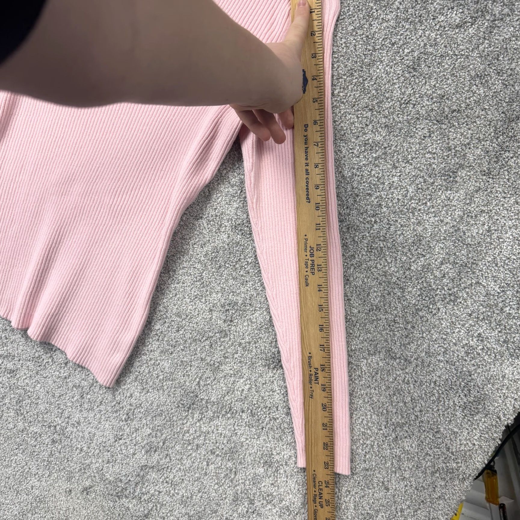 Vintage VINTAGE St. John's Bay Sweater Women M Pink Solid Knit Slim Fit V-Neck Long Sleeve Spring Casual Preppy Office Core Size M / US 6-8 / IT 42-44 - 3 Thumbnail