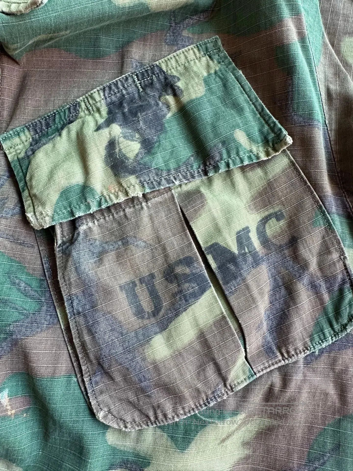 Vintage USMC ERDL TCU Jacket 1969. Size US L / EU 52-54 / 3 - 3 Thumbnail