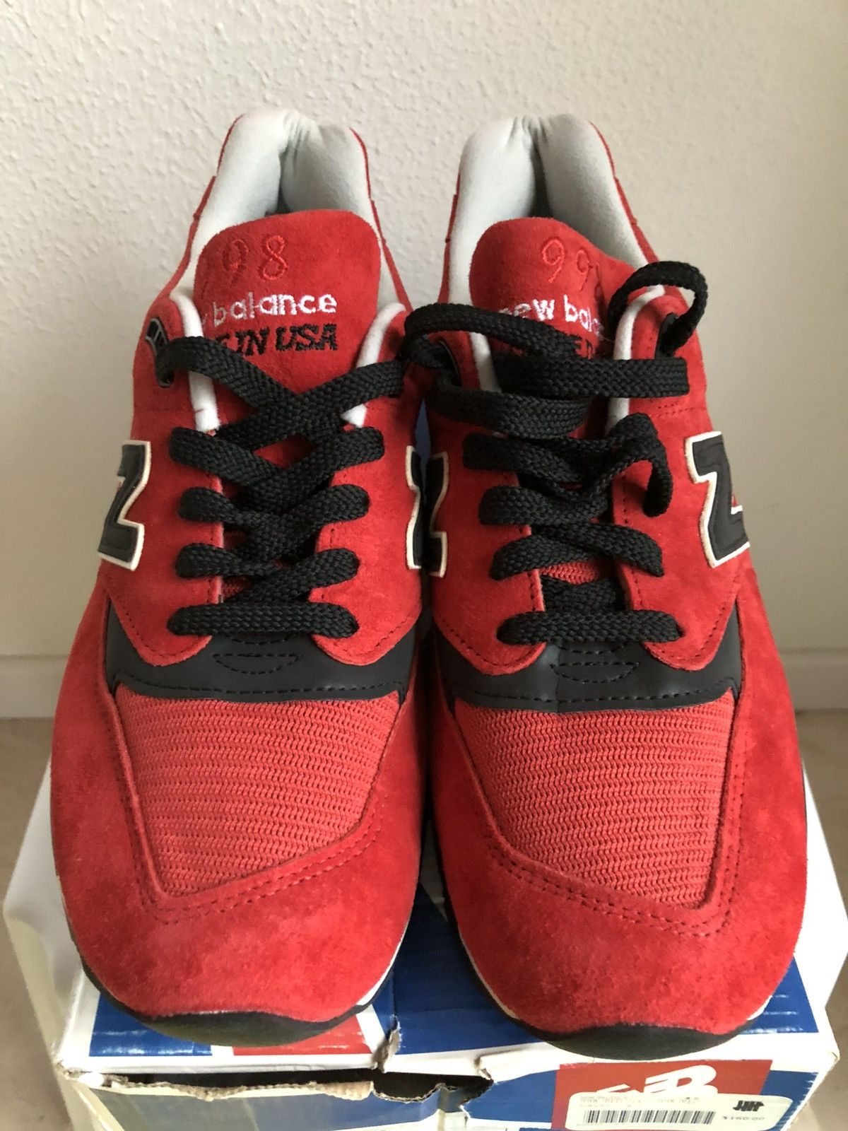 New Balance 8.5 New Balance 998 American Rebel White Red suede reflectiv Size US 8.5 / EU 41-42 - 7 Thumbnail