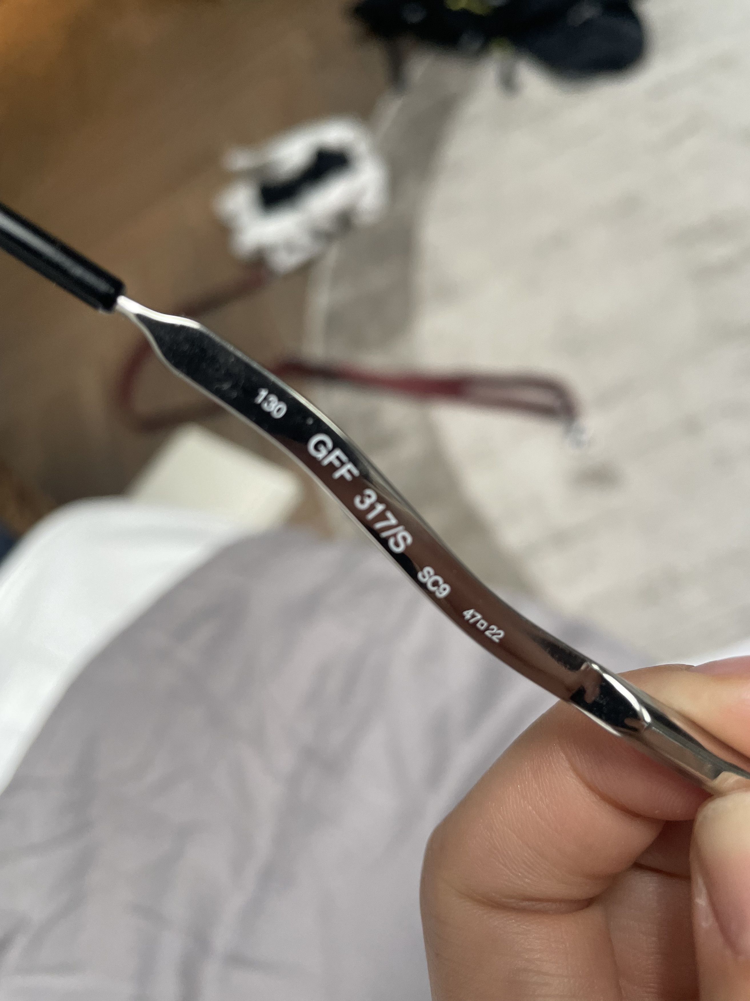 Gianfranco Ferre Gianfranco Ferre '90s Silver Bent Temples Oval Sunglasses Size ONE SIZE - 4 Thumbnail