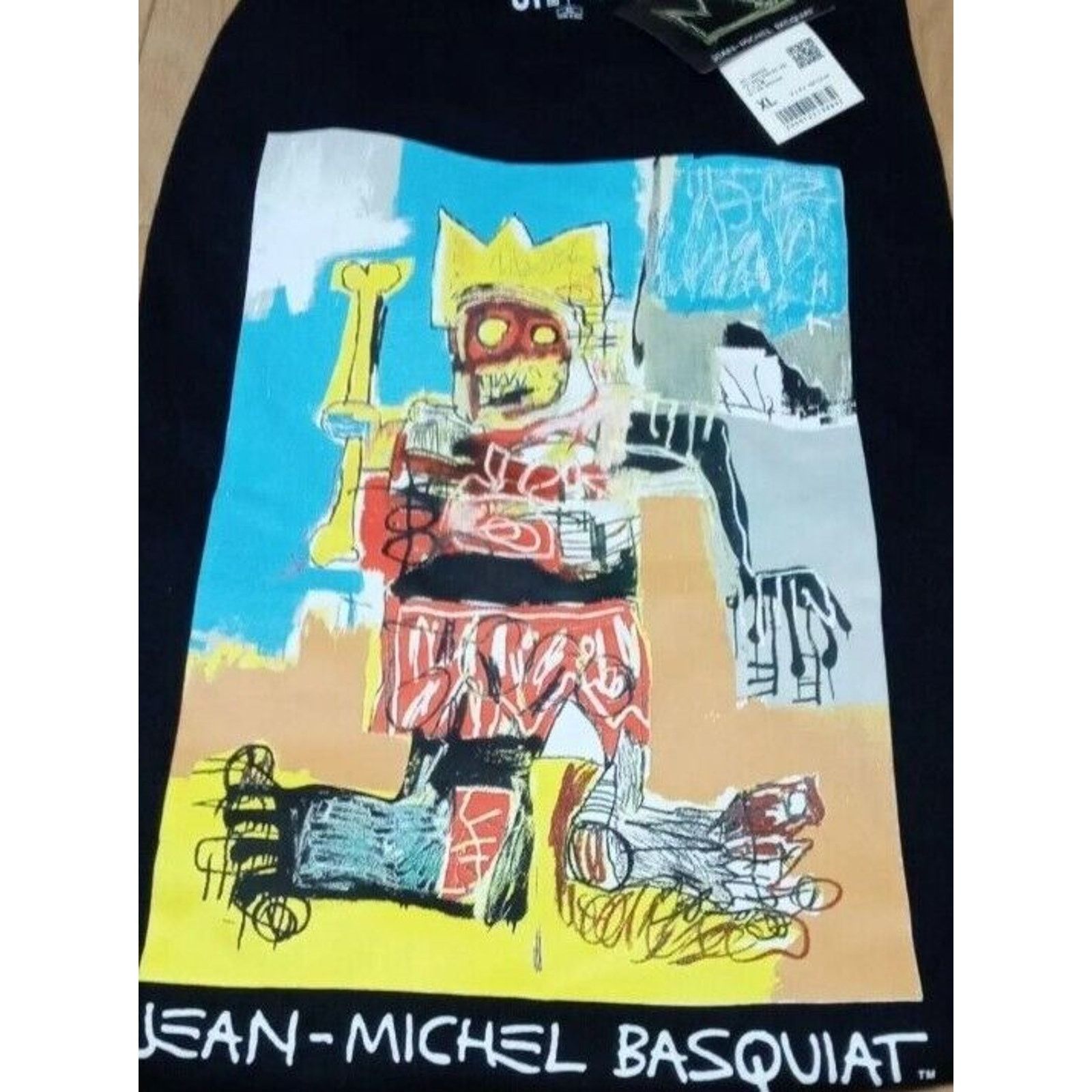 Uniqlo UNIQLO Jean-Michel Basquiat UT Art Black Unisex Japan XXL Size US XXL / EU 58 / 5 - 7 Thumbnail