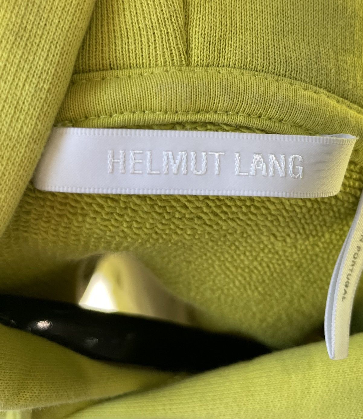 Helmut Lang Helmut Lang Warp Logo Hoodie Green Size US M / EU 48-50 / 2 - 5 Thumbnail