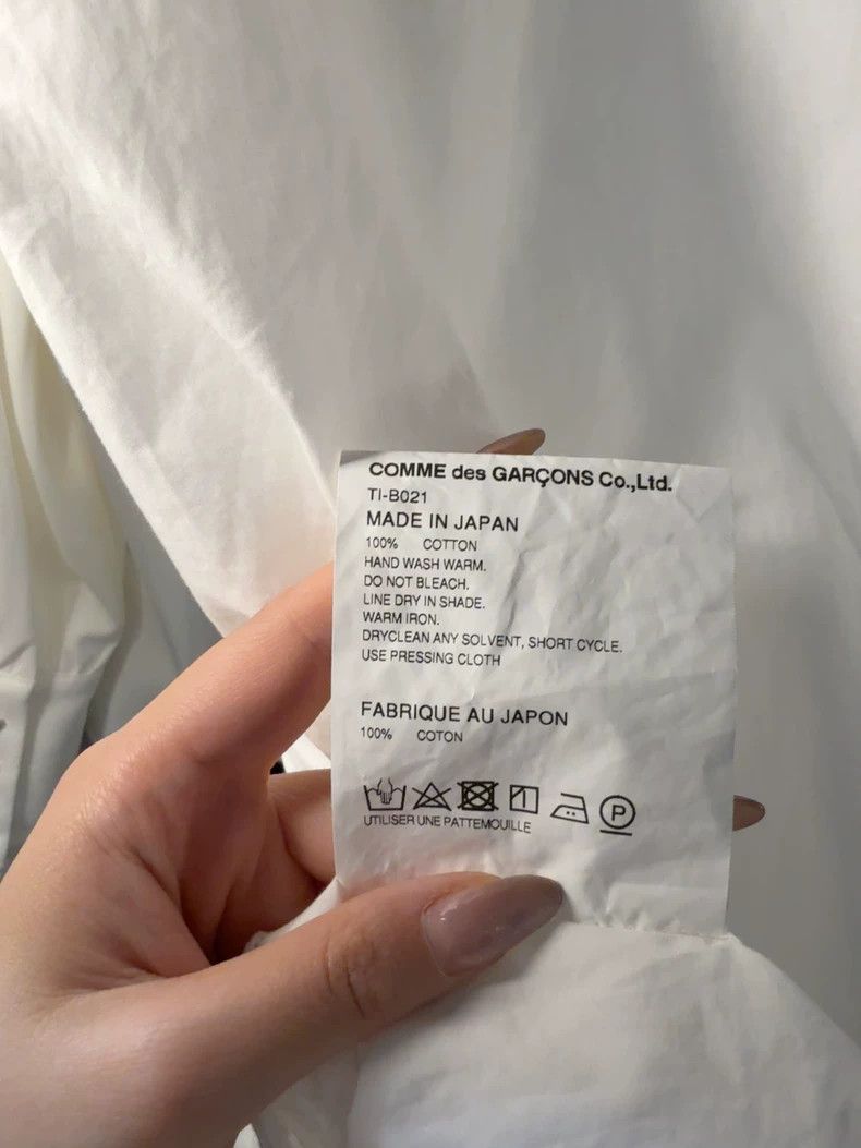 Comme des Garcons Comme Des Garcons Embroidered white shirt 2505-Nextarrow Size M / US 6-8 / IT 42-44 - 7 Thumbnail