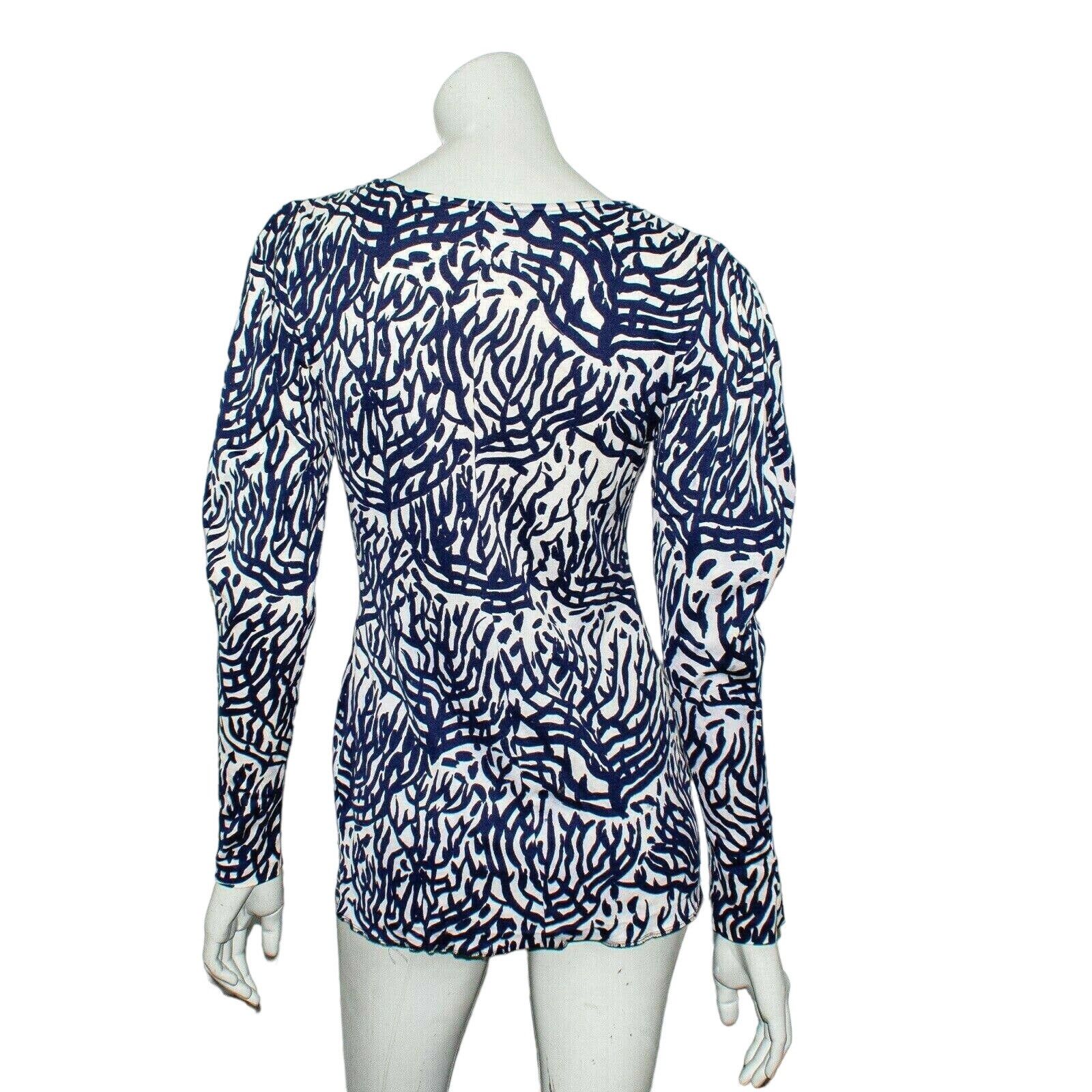 Missoni MISSONI Women's Pullover Blouse blue print Made in Italy Size S / US 4 / IT 40 - 5 Thumbnail