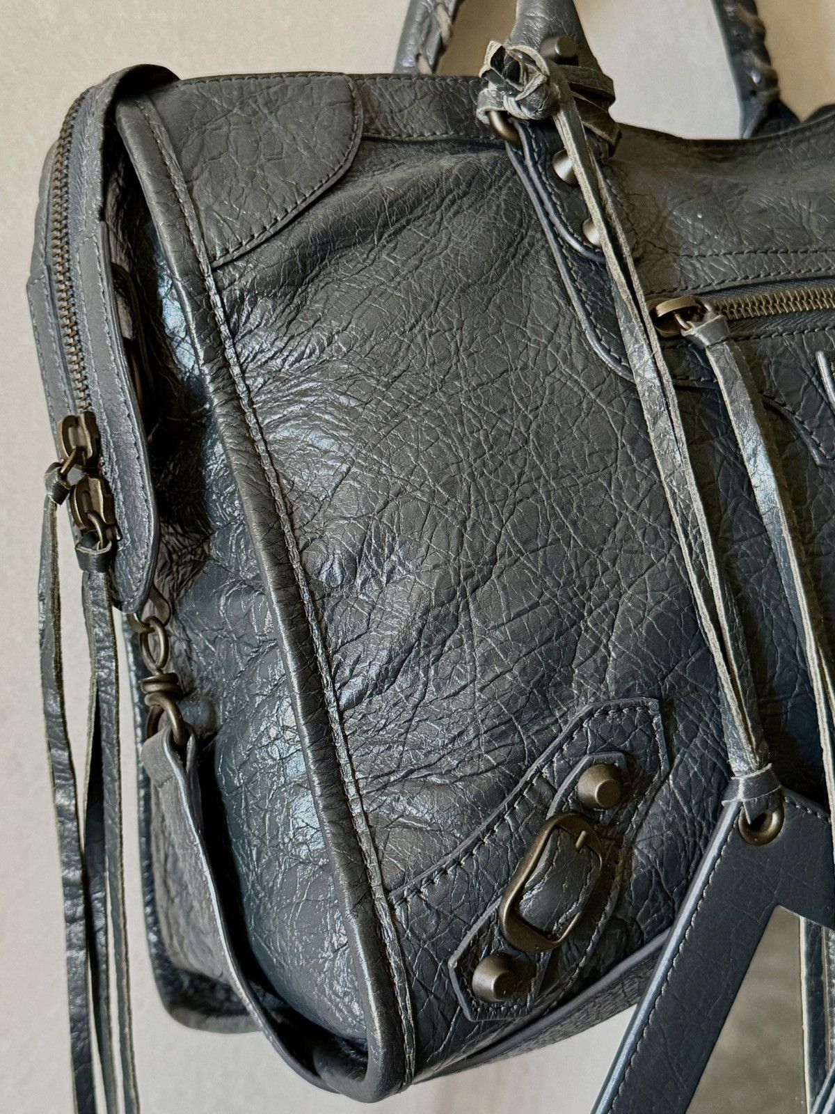 Balenciaga Balenciaga - 2000’s - Classic Motorcycle City - Lambskin Bag Size ONE SIZE - 4 Thumbnail