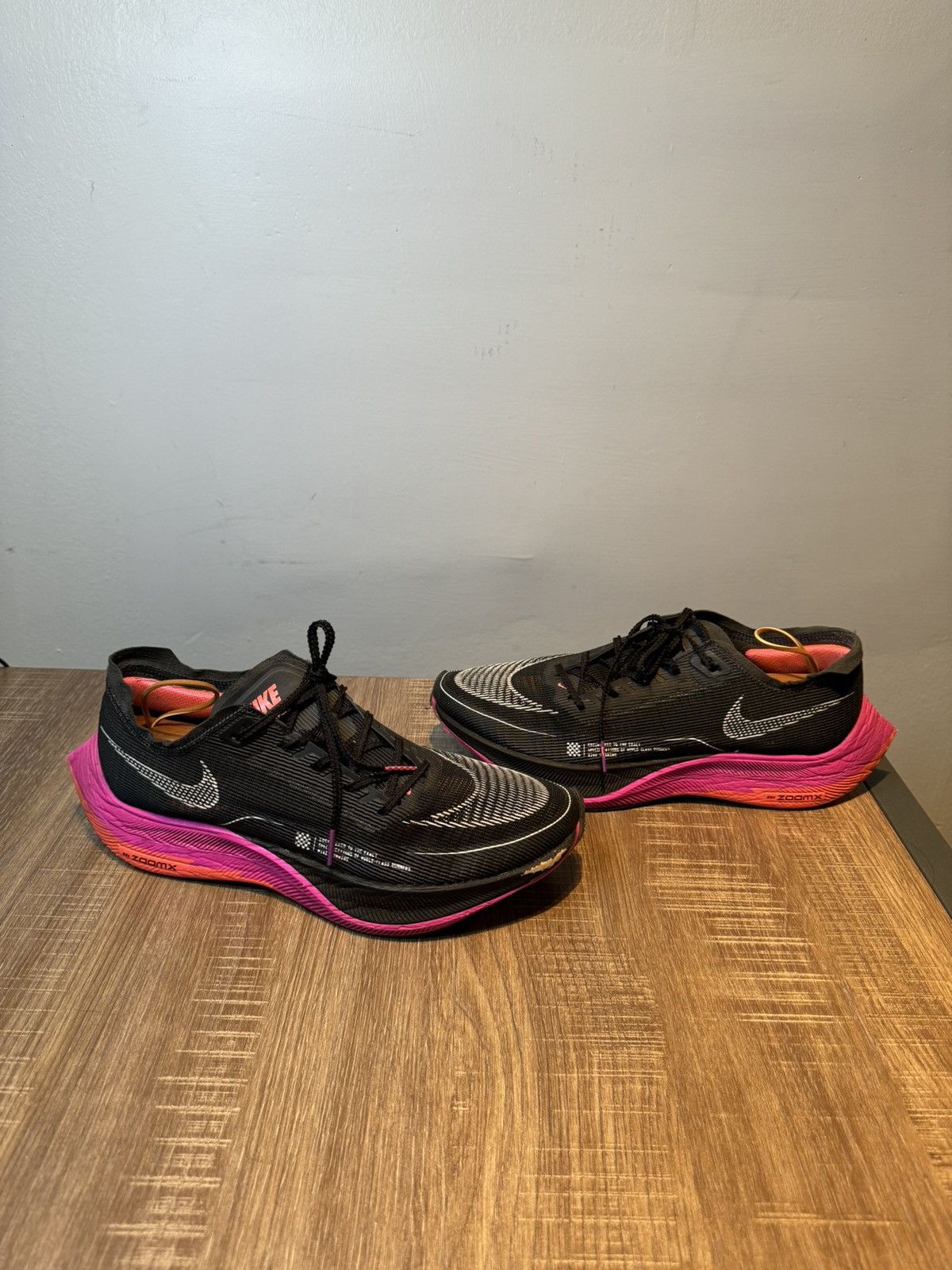 Nike Nike ZoomX VaporFly Next% 2 Raptors Mens 11 Running Shoes Size US 11 / EU 44 - 2 Thumbnail