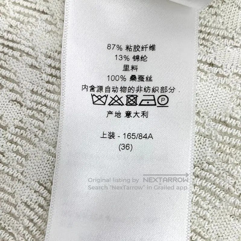 Dior Dior White Knit Pullover for Women . Size XS / US 0-2 / IT 36-38 - 7 Thumbnail