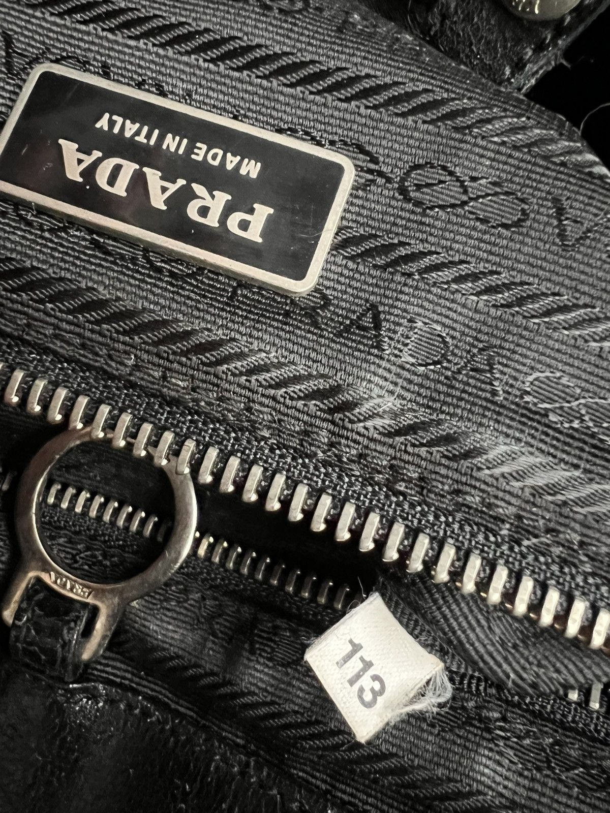 Prada Prada Perforated Leather Black shoulder tote bag Size ONE SIZE - 20 Thumbnail