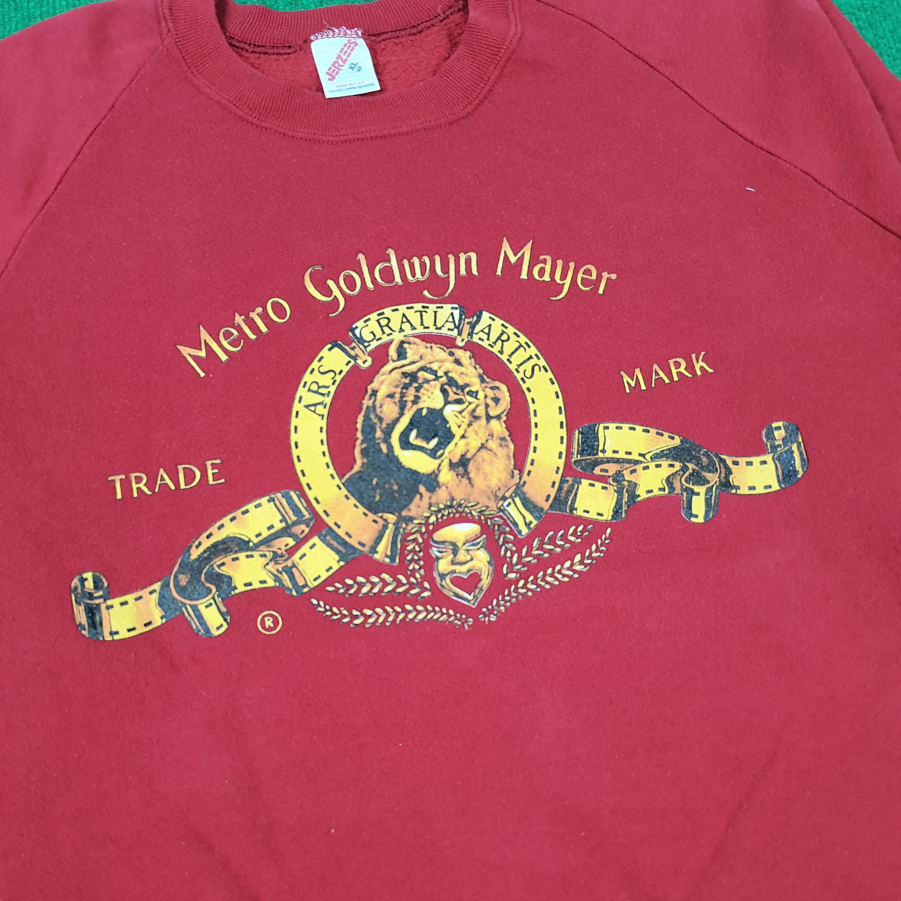 Vintage Vintage Metro Goldwyn Mayer America Movie Company Sweatshirt Size US M / EU 48-50 / 2 - 2 Thumbnail
